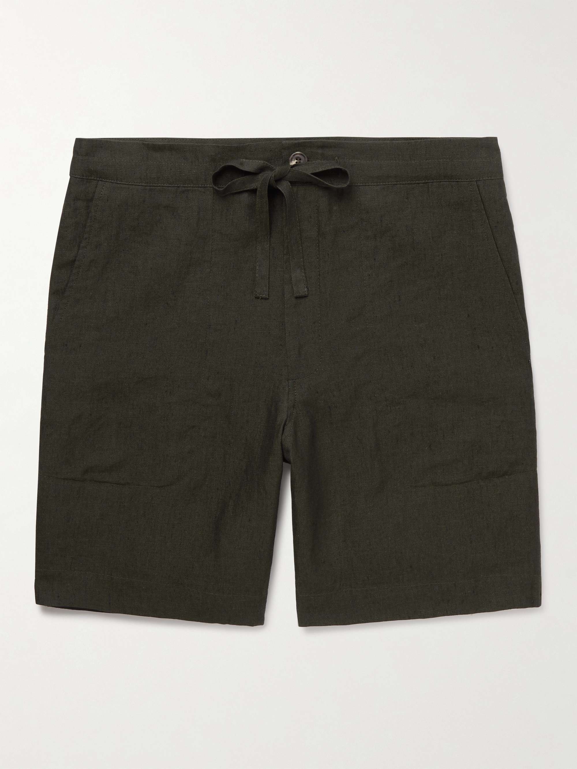 RICHARD JAMES Slim-Fit Linen Drawstring Shorts