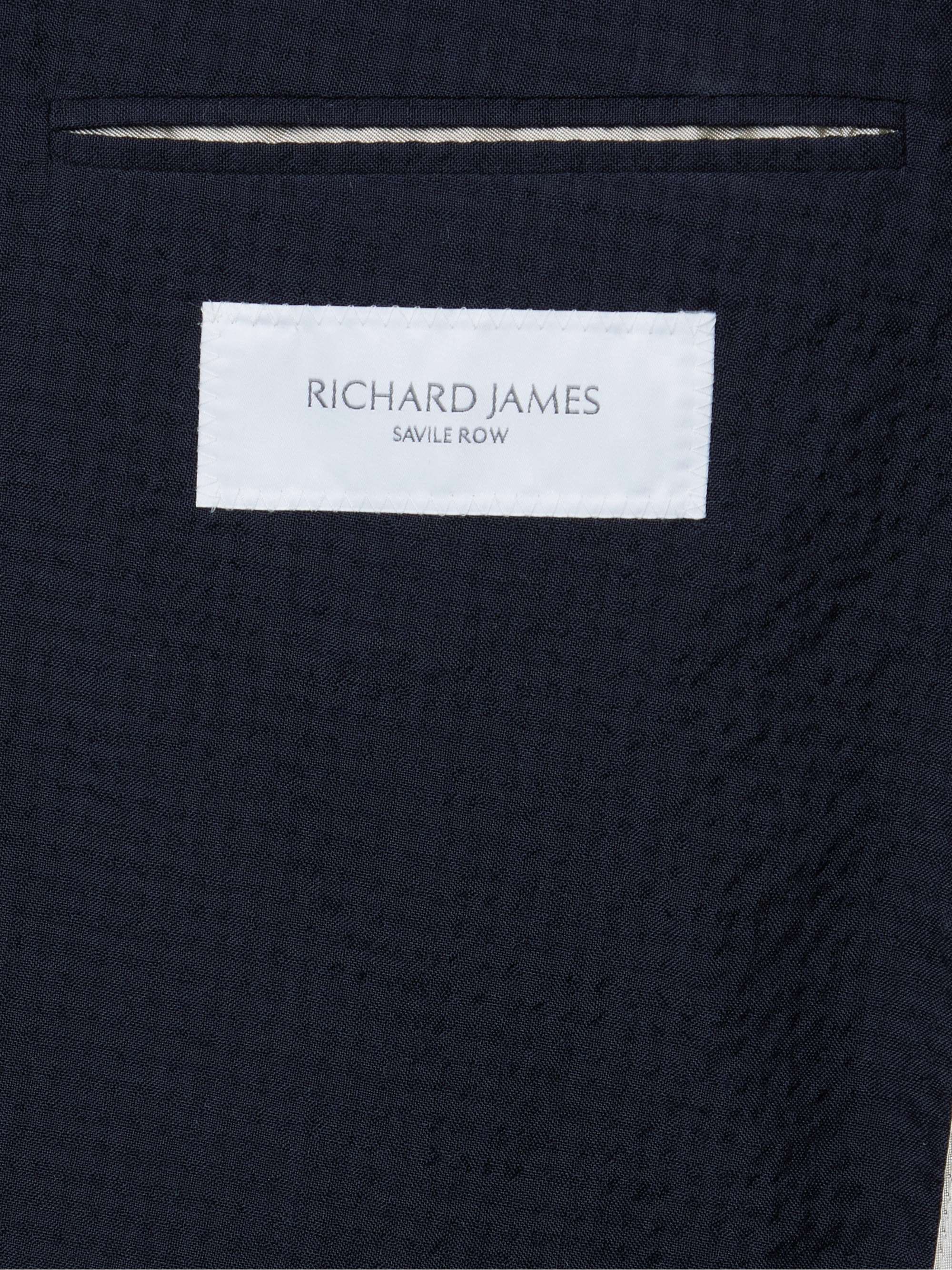 RICHARD JAMES Spirit Slim-Fit Wool and Cotton-Blend Seersucker Blazer