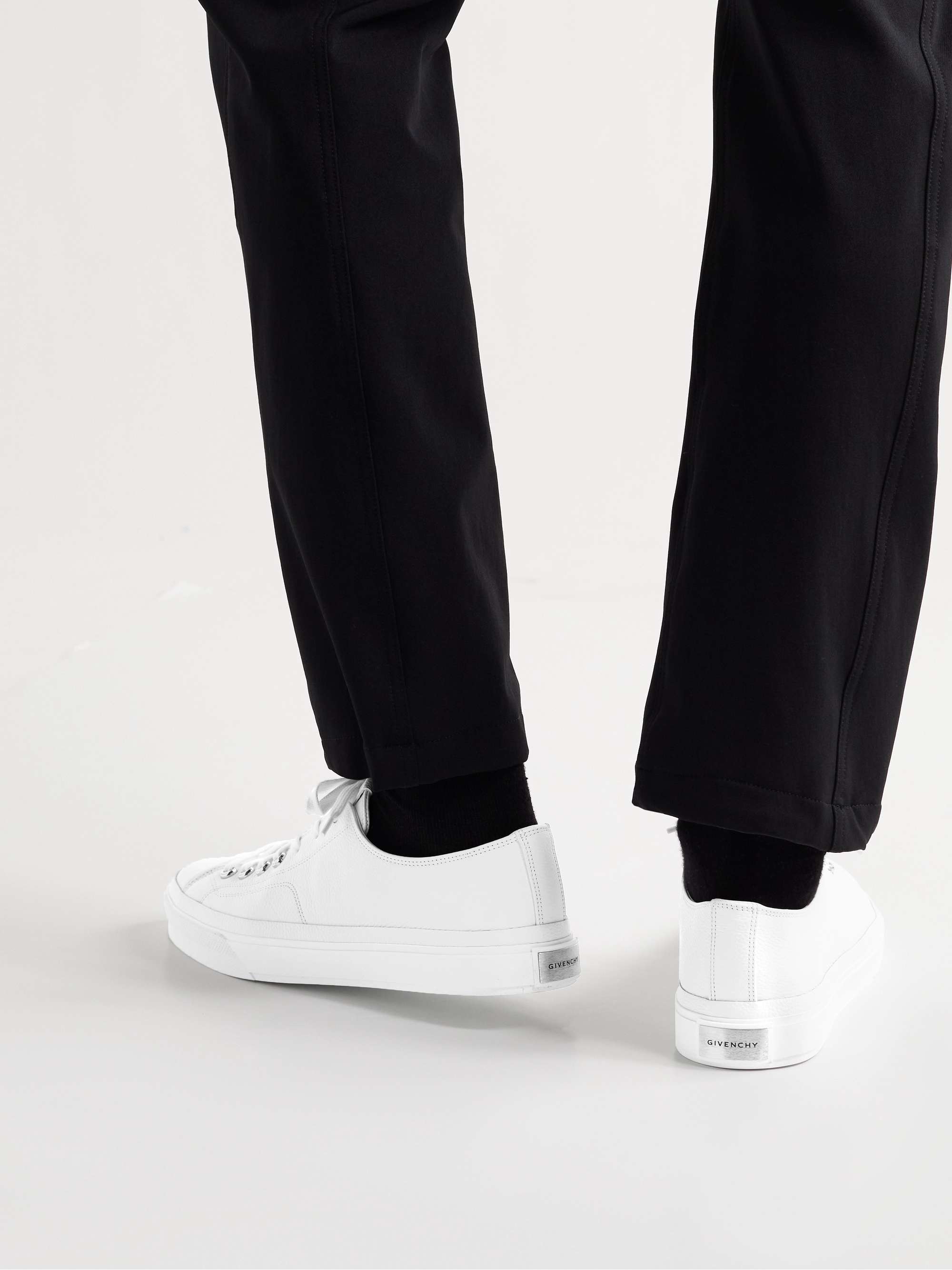 White + Chito City Sport Printed Leather Sneakers | GIVENCHY | MR 