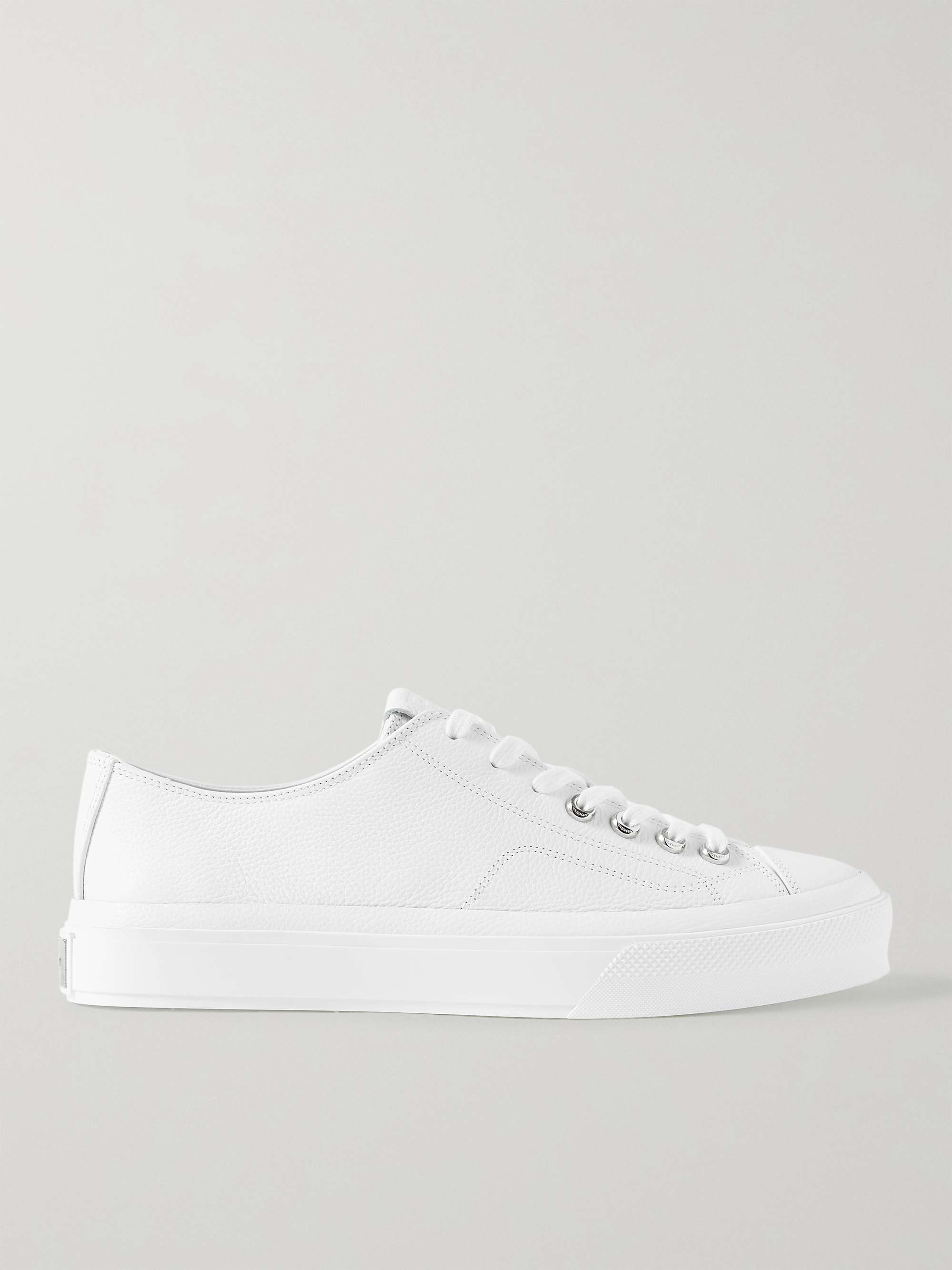 White + Chito Giv 1 Logo-Print Leather Sneakers | GIVENCHY | MR PORTER