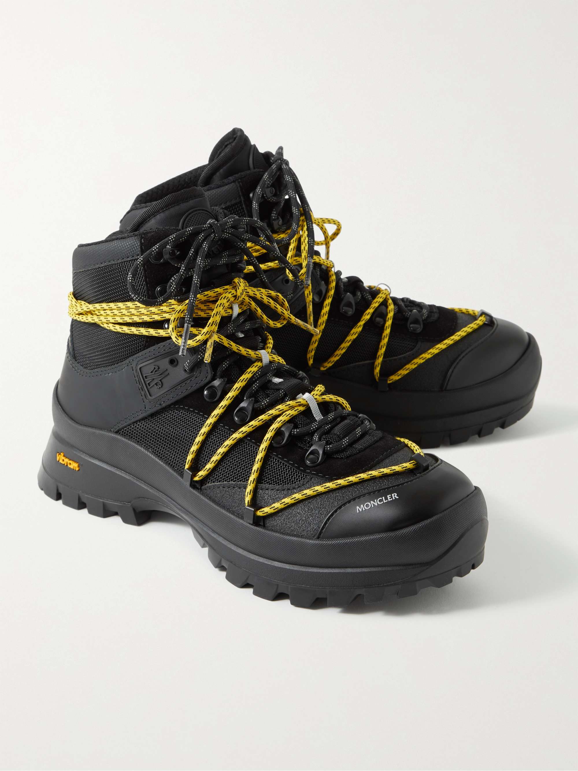 Glacier Nylon, PU and Faux Leather Hiking Boots
