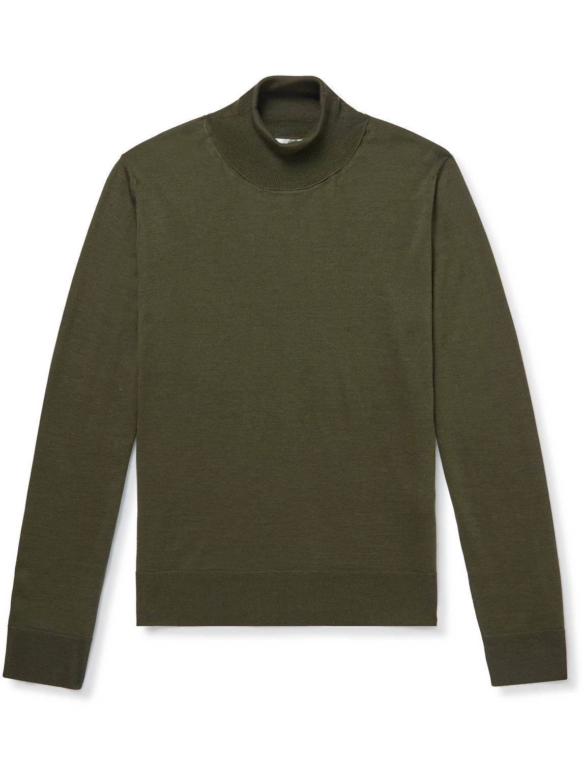 Emile Wool and Silk-Blend Rollneck Sweater