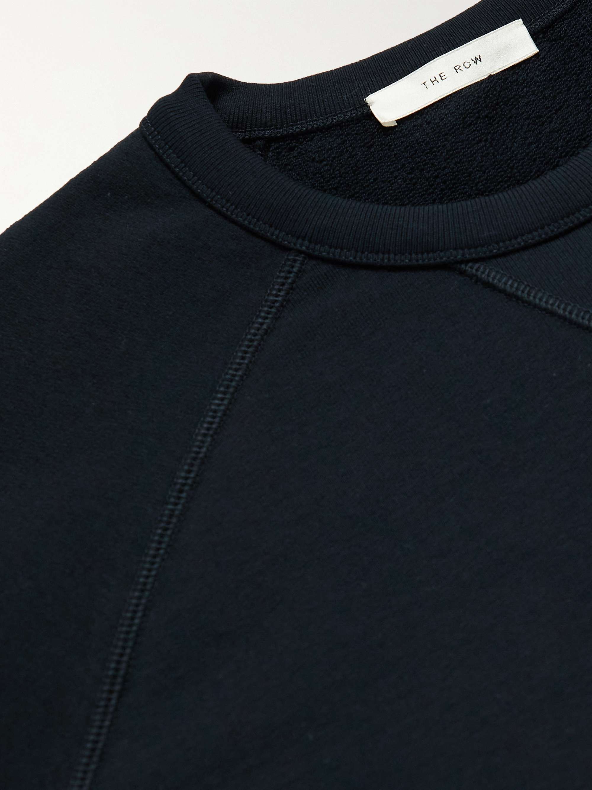 THE ROW Sal Loopback Cotton-Jersey Sweatshirt