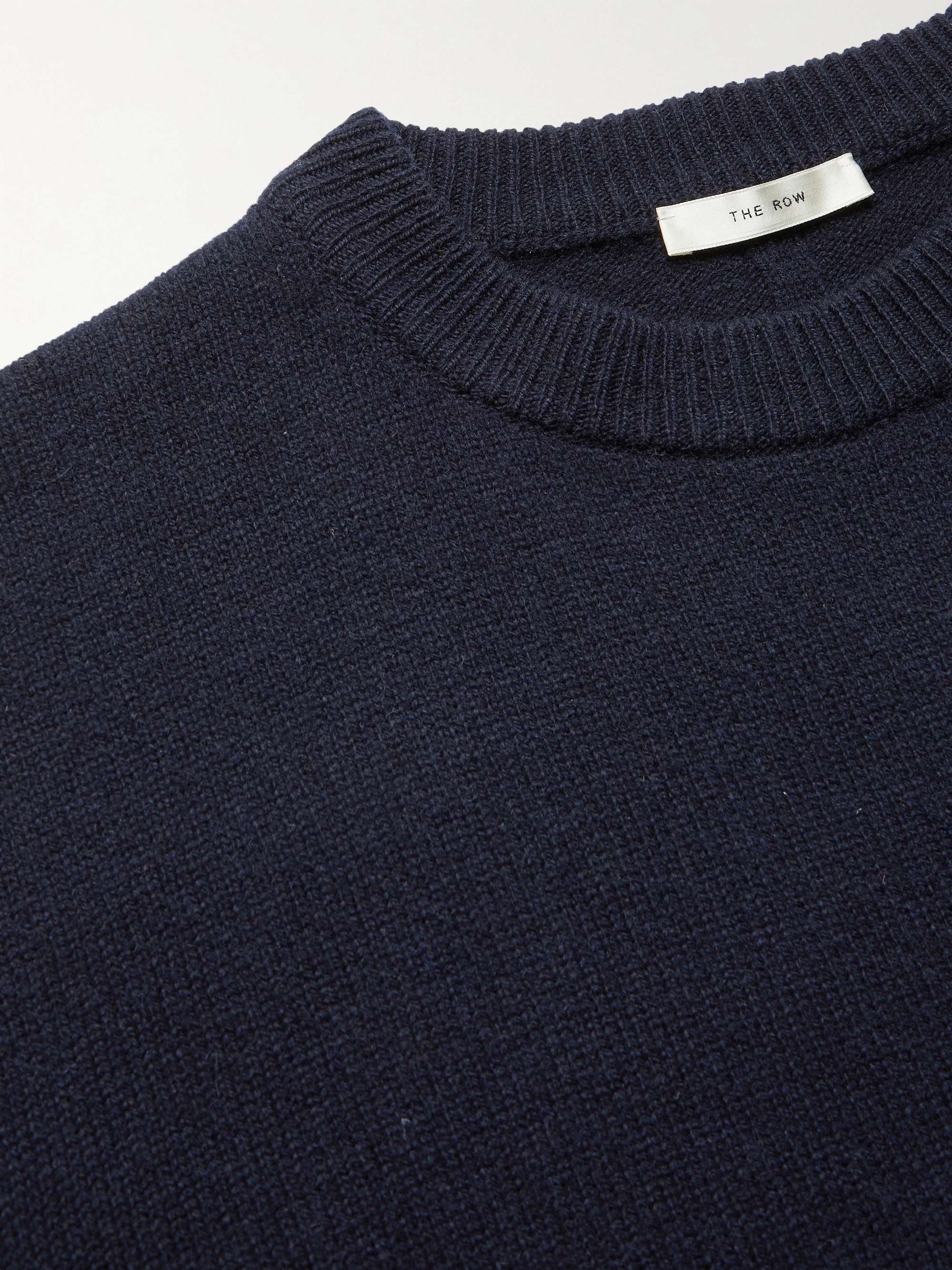 THE ROW Sibem Wool and Cashmere-Blend Sweater