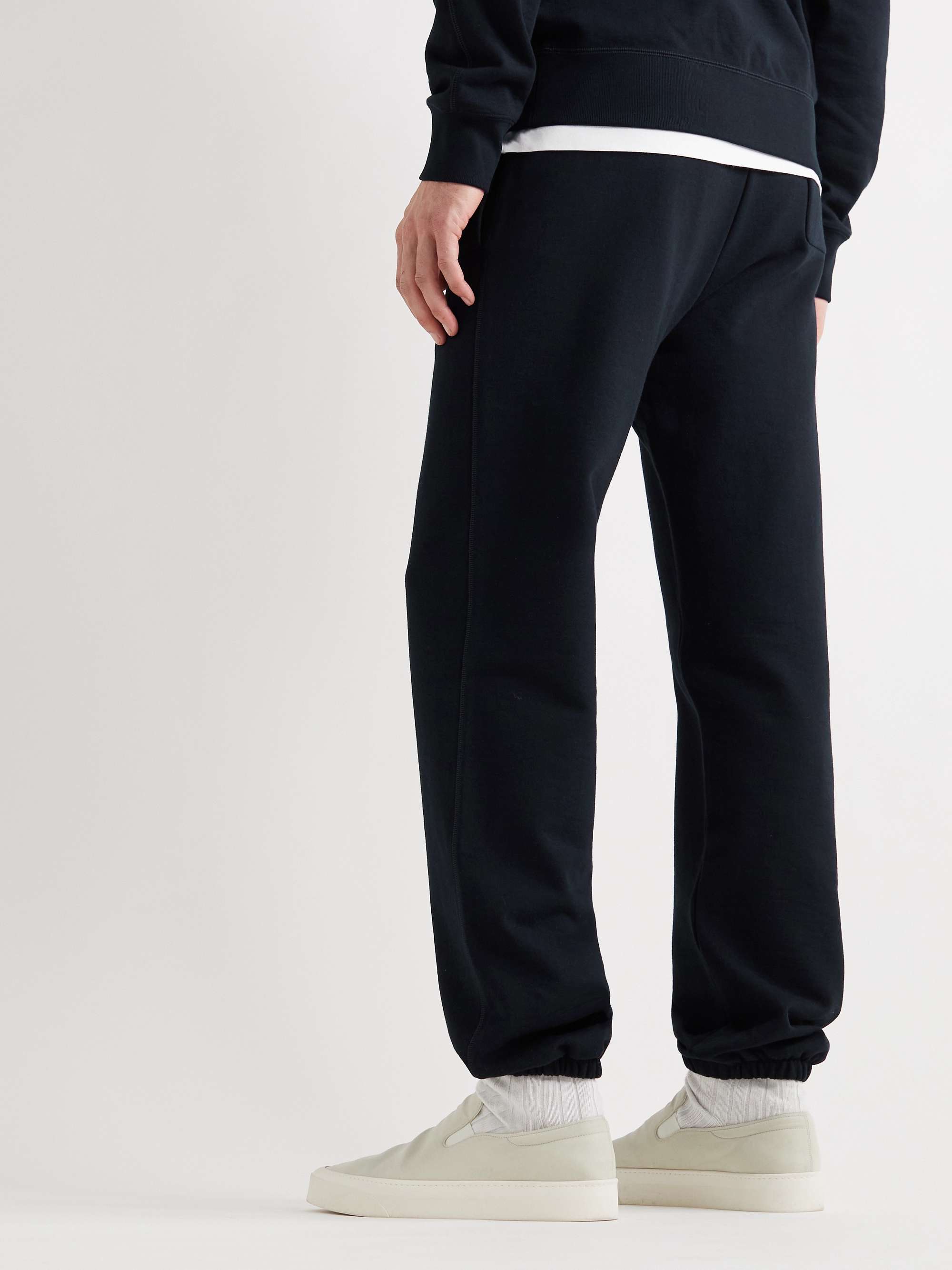 THE ROW Olin Loopback Cotton-Jersey Sweatpants