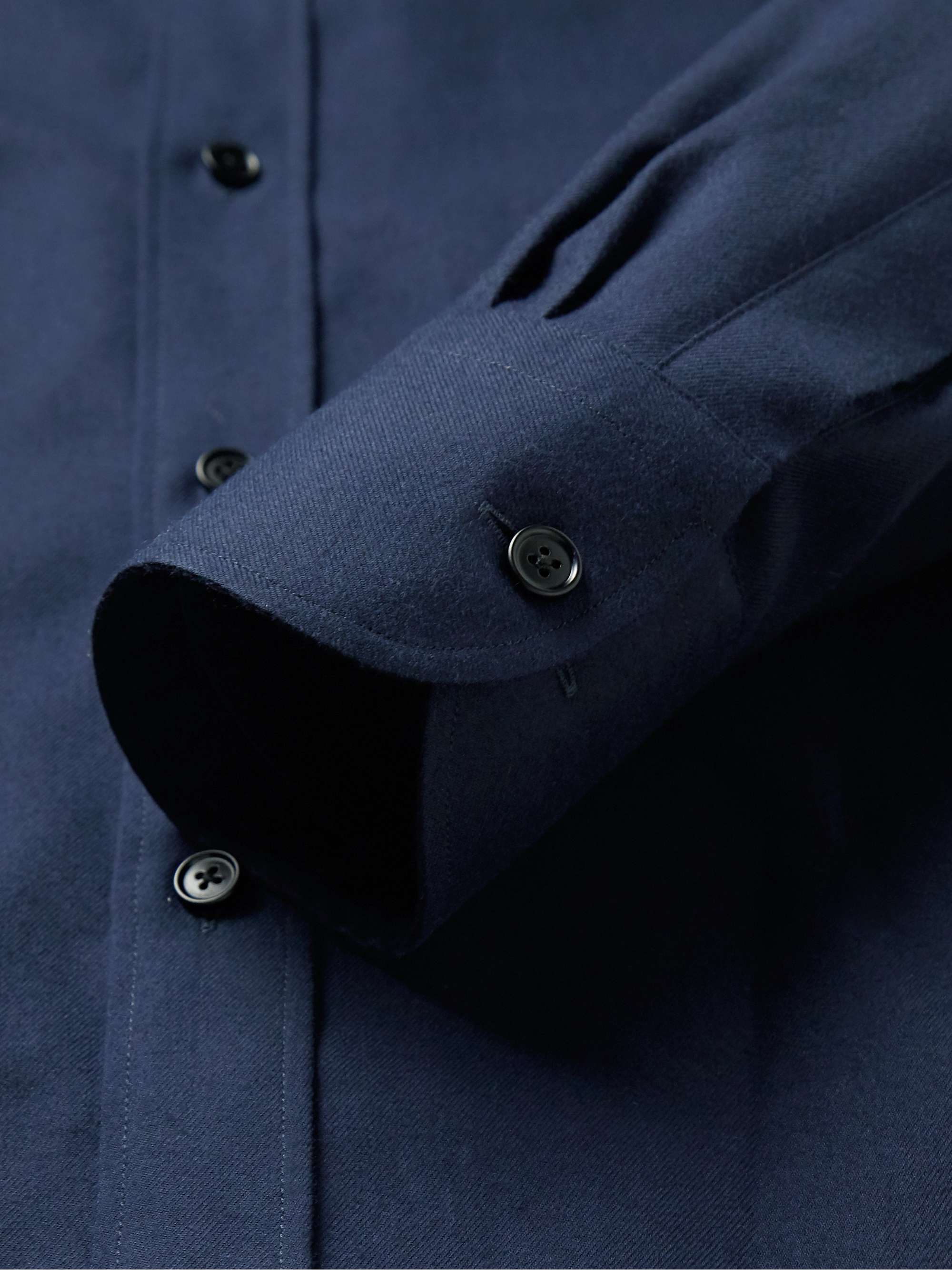 THE ROW Robin Cotton and Cashmere-Blend Shirt