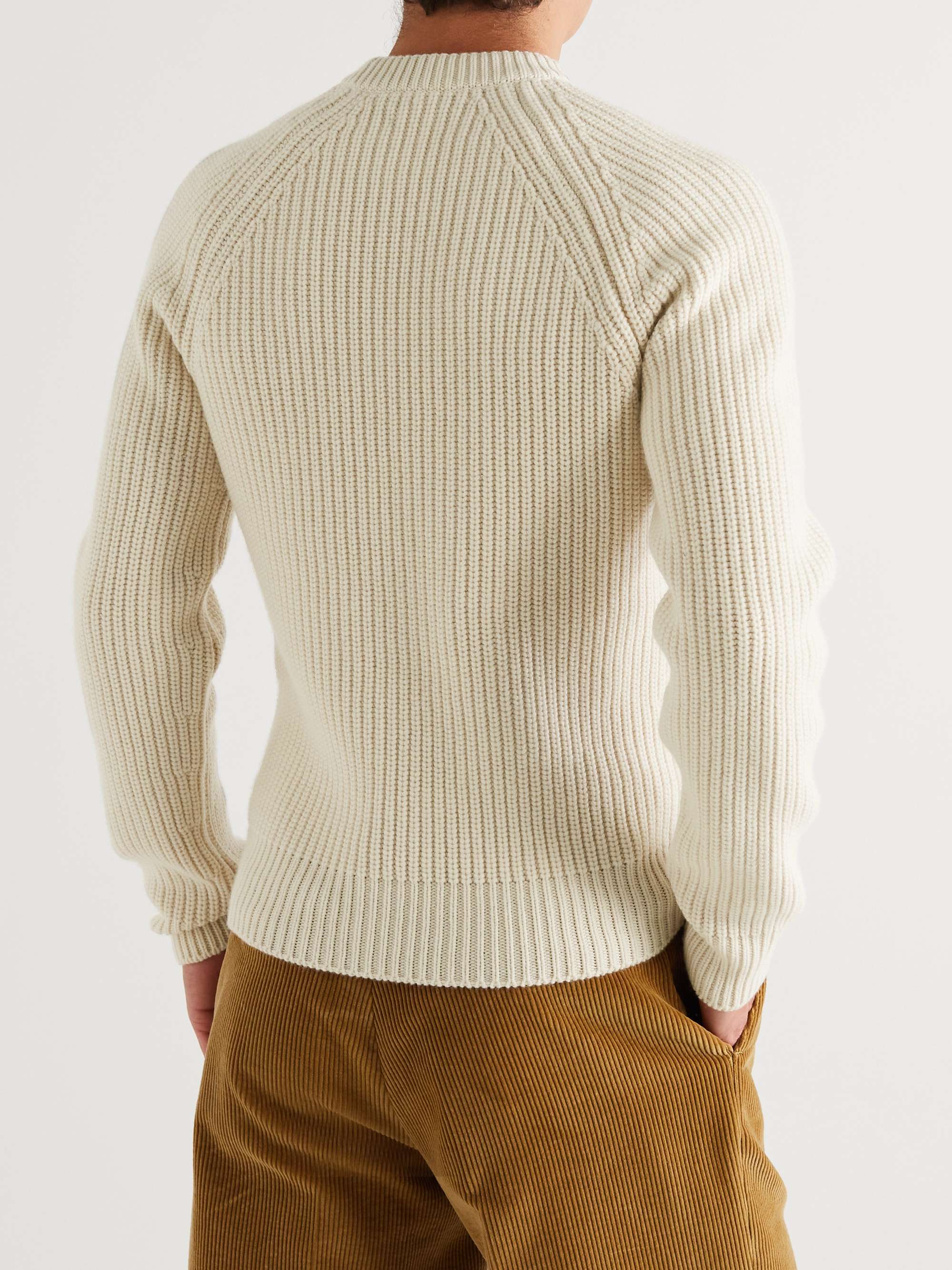 TOM FORD Ribbed Cashmere Mock-Neck Sweater