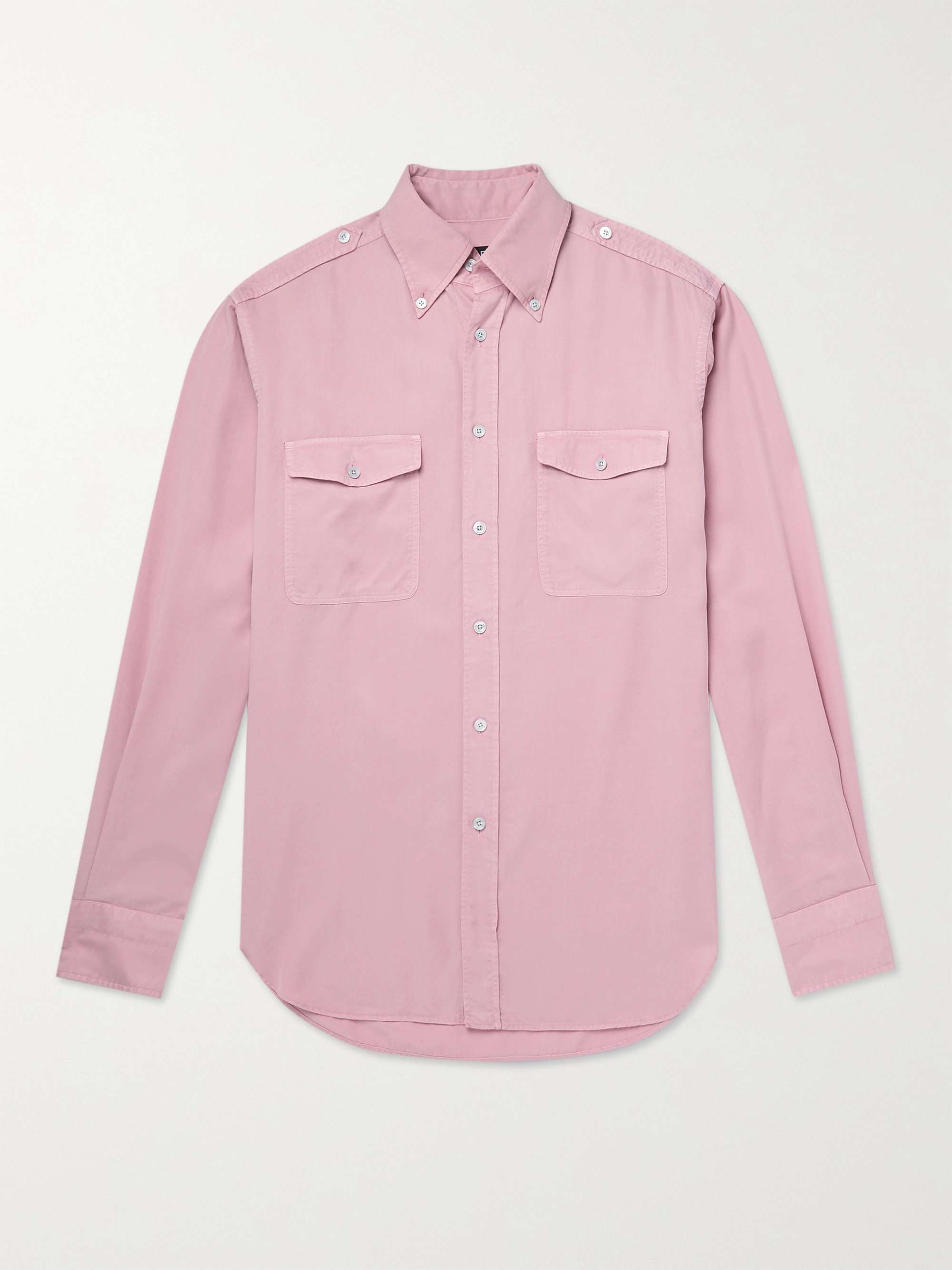 TOM FORD Button-Down Collar Lyocell Shirt