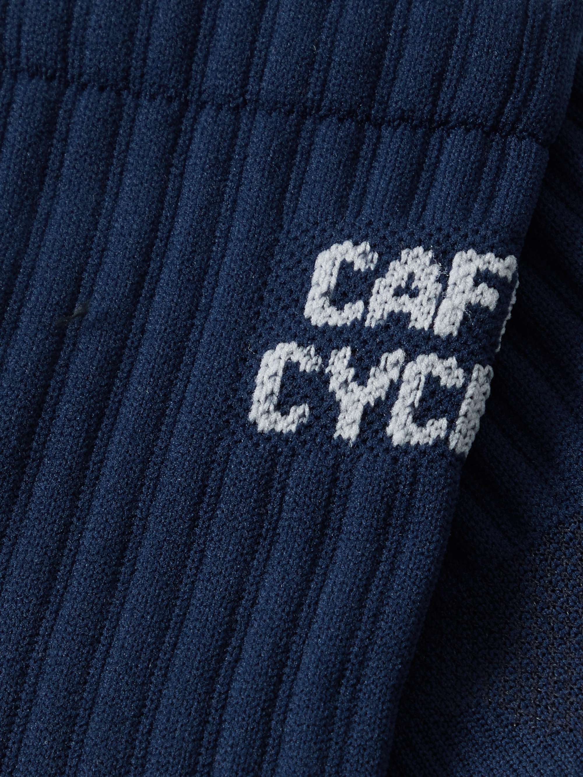 CAFE DU CYCLISTE Logo-Jacquard Cycling Socks