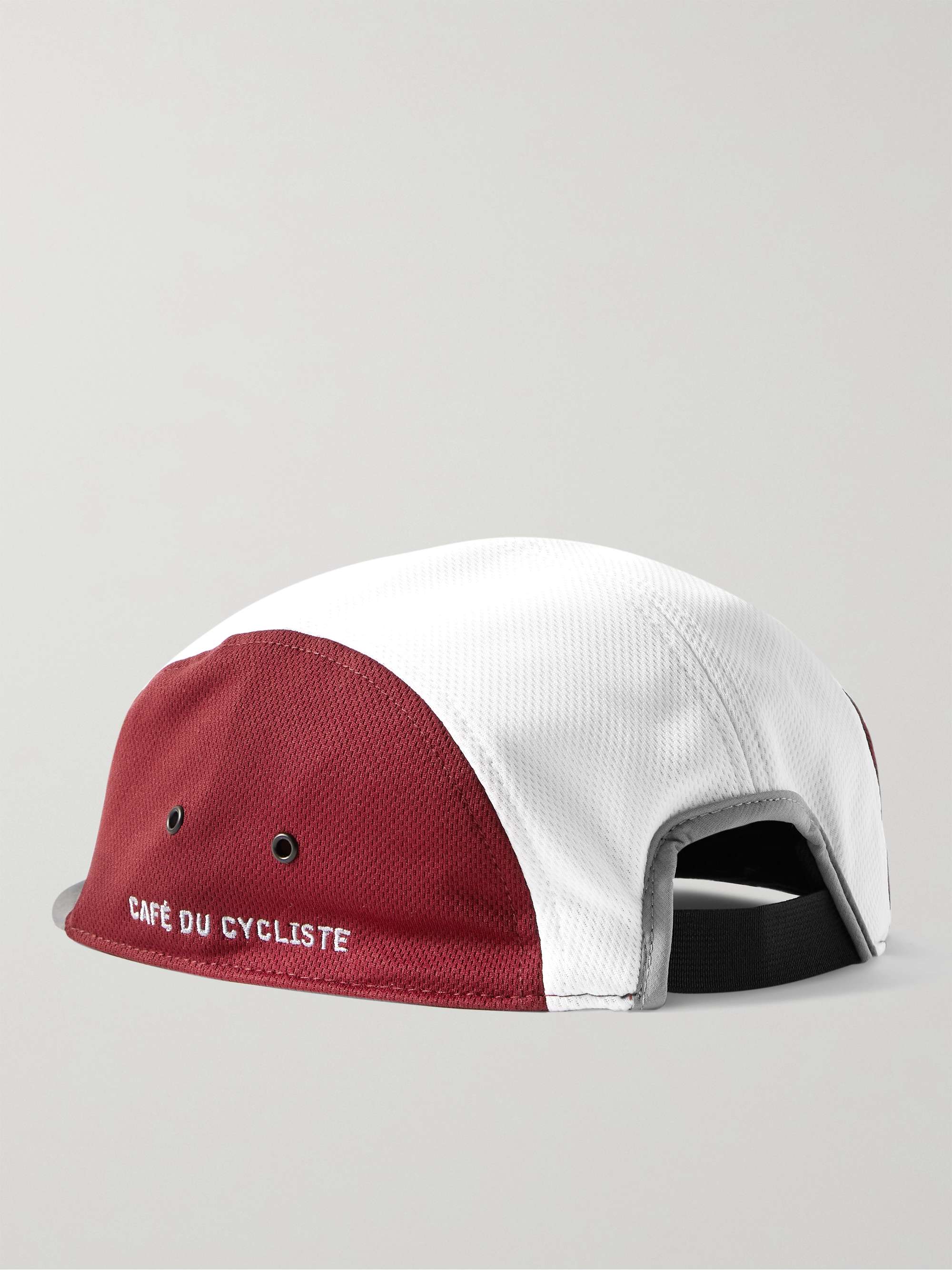 CAFE DU CYCLISTE Gravel Embroidered Ripstop-Panelled Mesh Cycling Cap