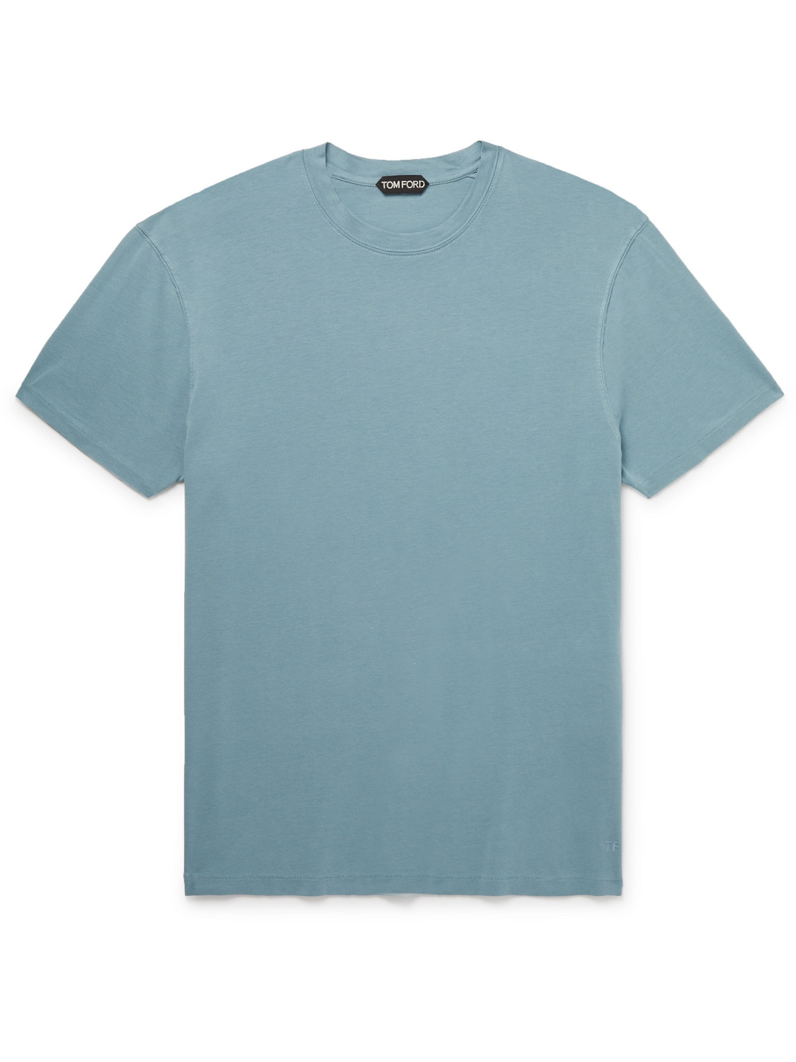 TOM FORD LYOCELL AND COTTON-BLEND JERSEY T-SHIRT