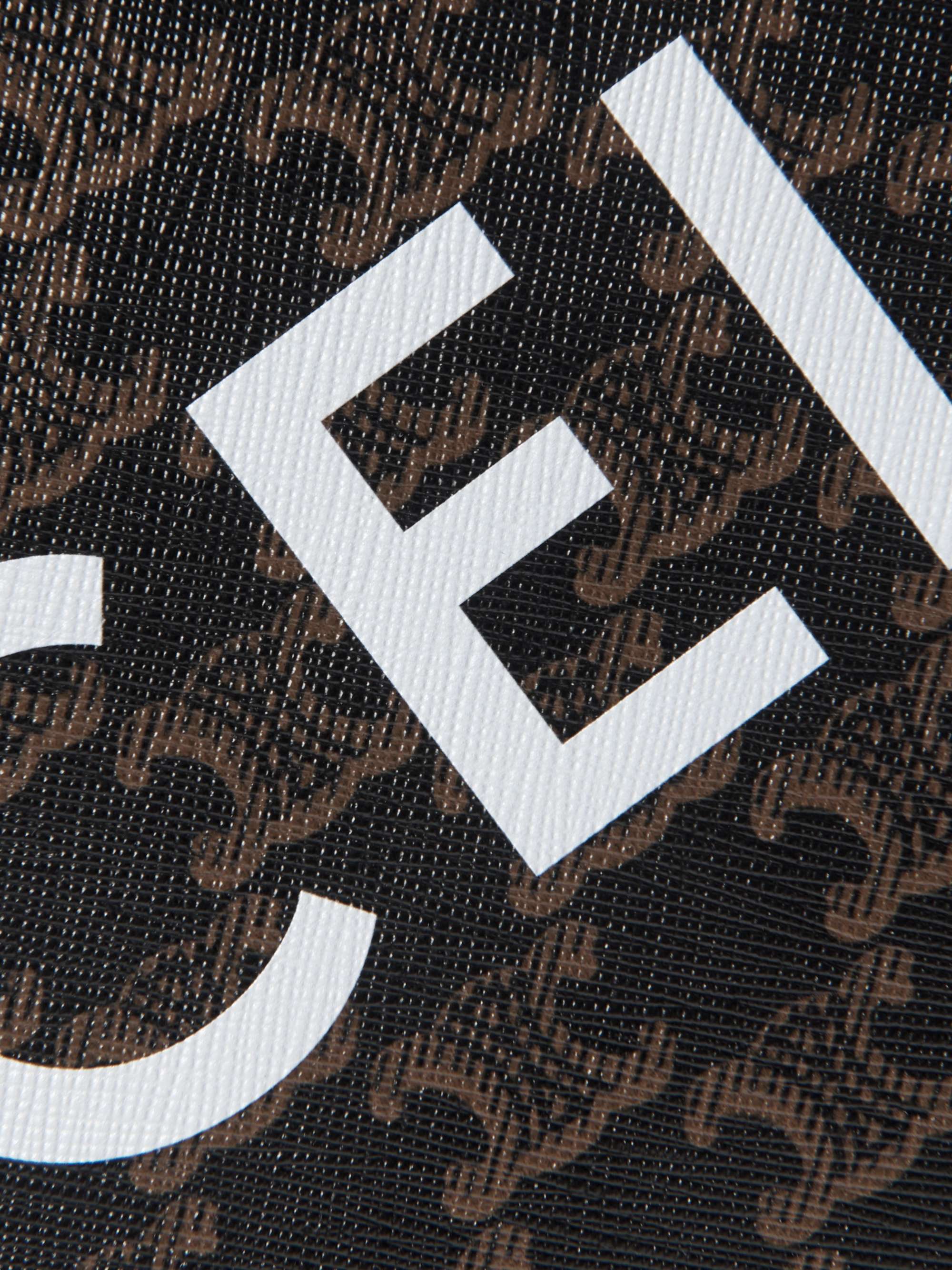 CELINE HOMME Triomphe Logo-Print Coated-Canvas Tote Bag