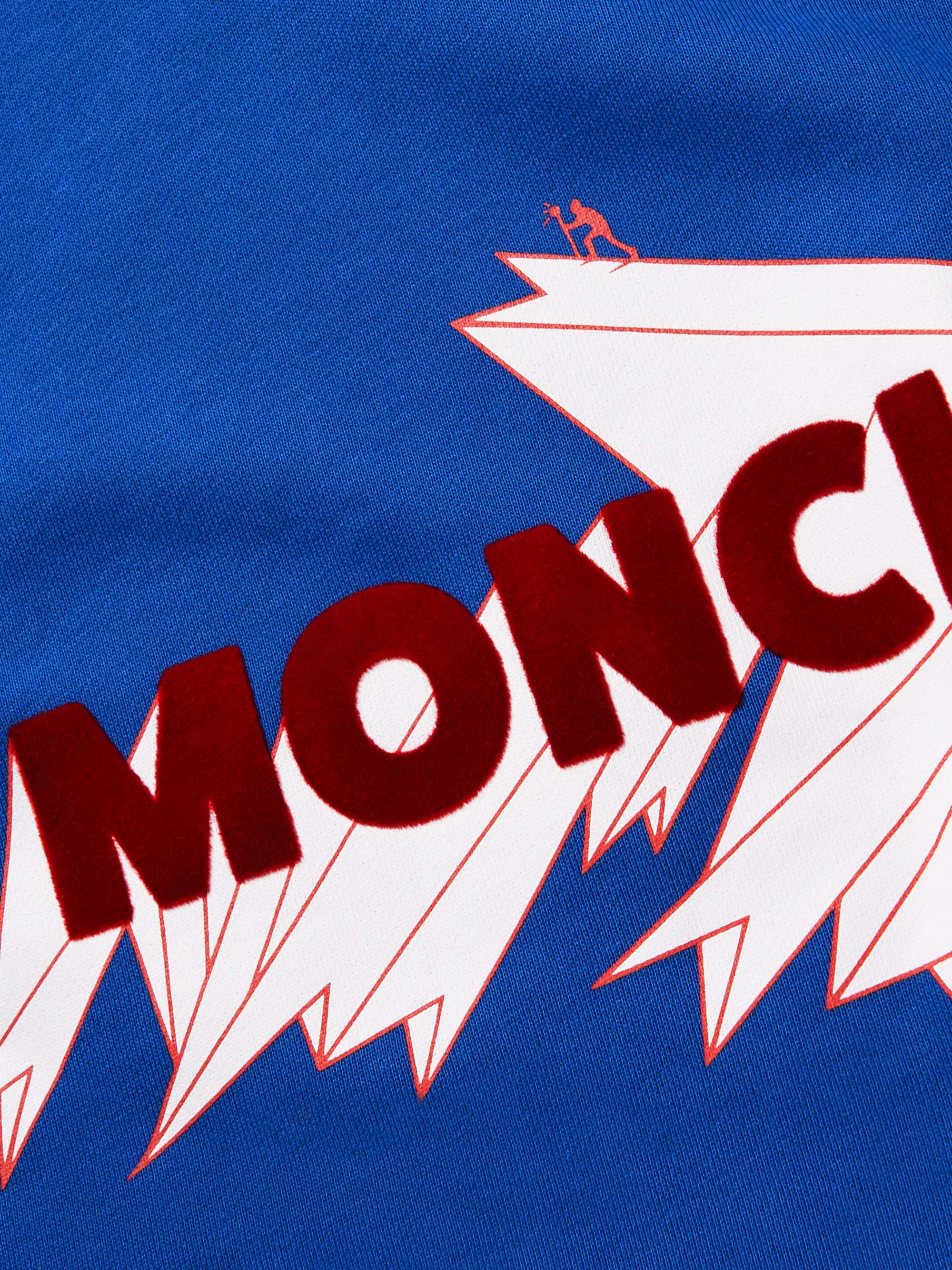 2 Moncler 1952 Logo-Flocked Printed Cotton-Jersey Sweatshirt
