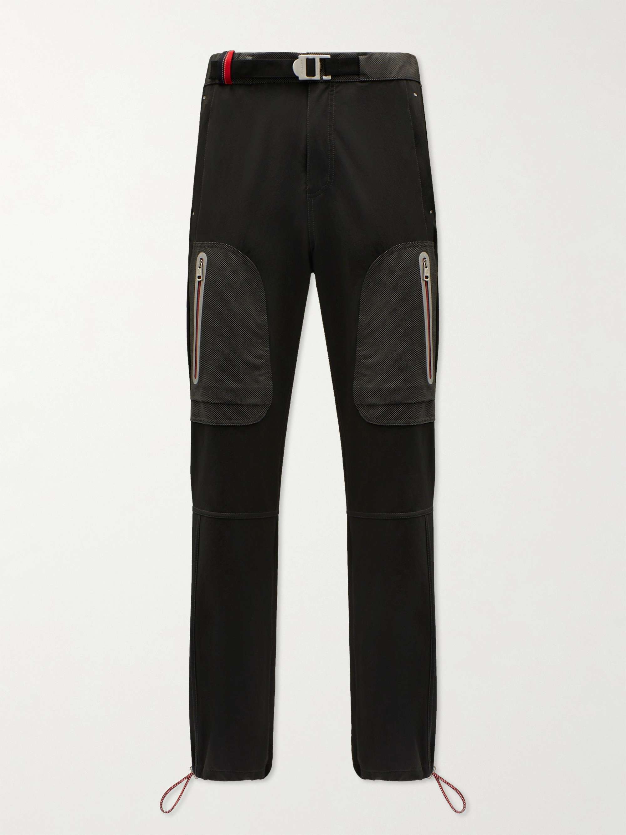 Black 2 Moncler 1952 + And Wander Tapered Belted Shell Trousers 