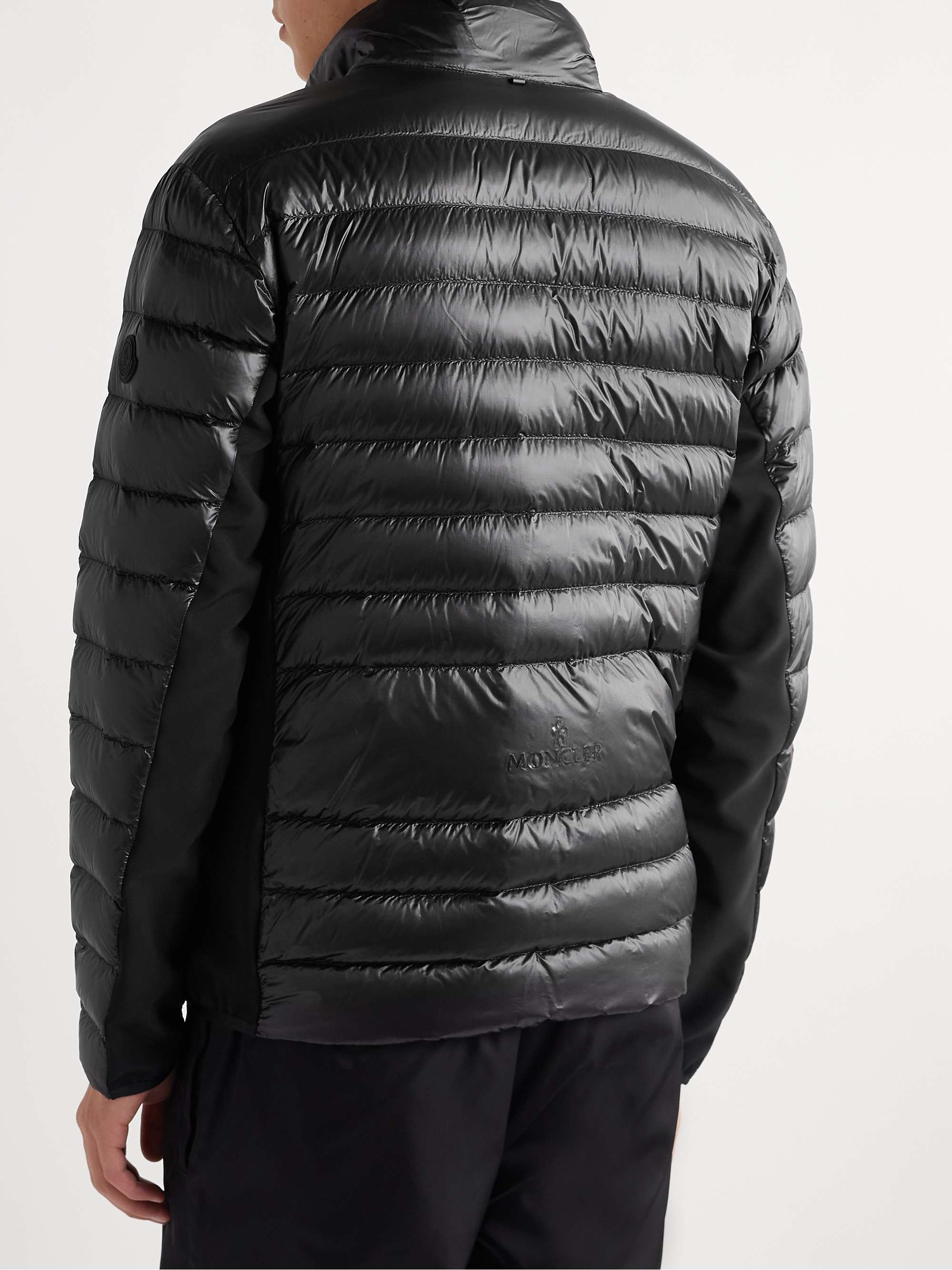 MONCLER Vosges Slim-Fit Quilted Ripstop and Stretch-Jersey Down Jacket