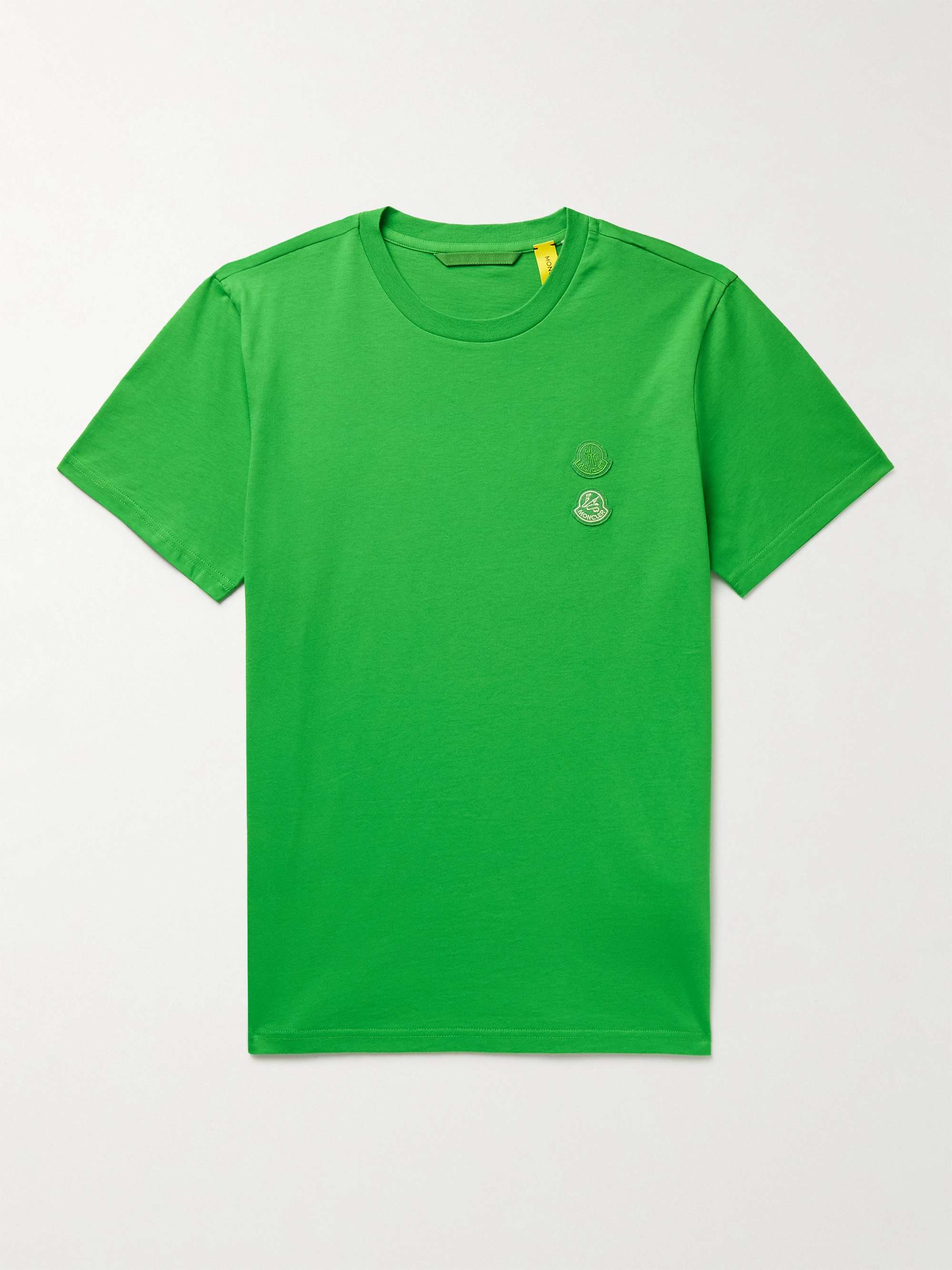 2 Moncler 1952 Logo-Appliquéd Cotton-Jersey T-Shirt