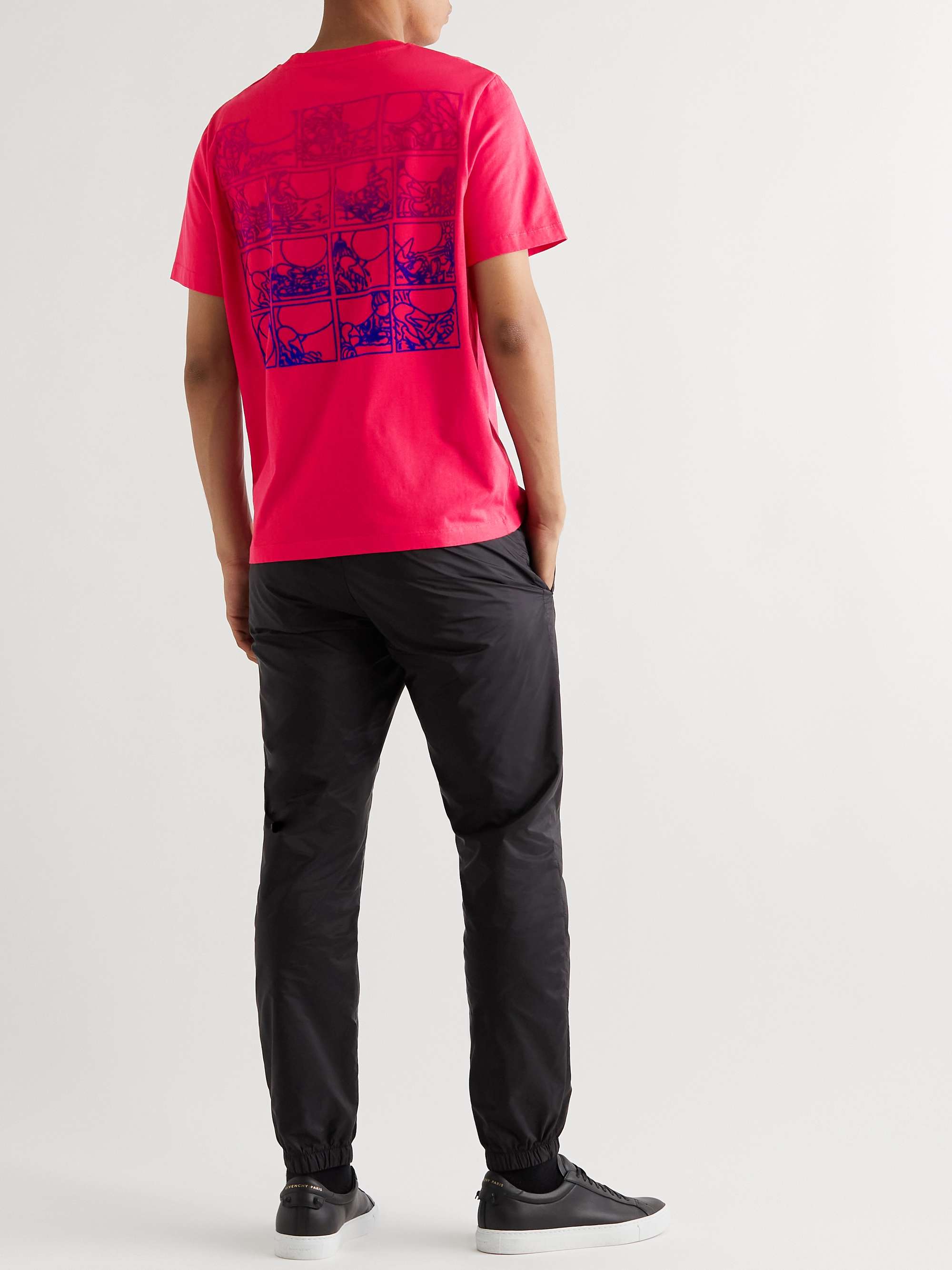MONCLER Logo-Appliquéd Printed Cotton-Jersey T-Shirt