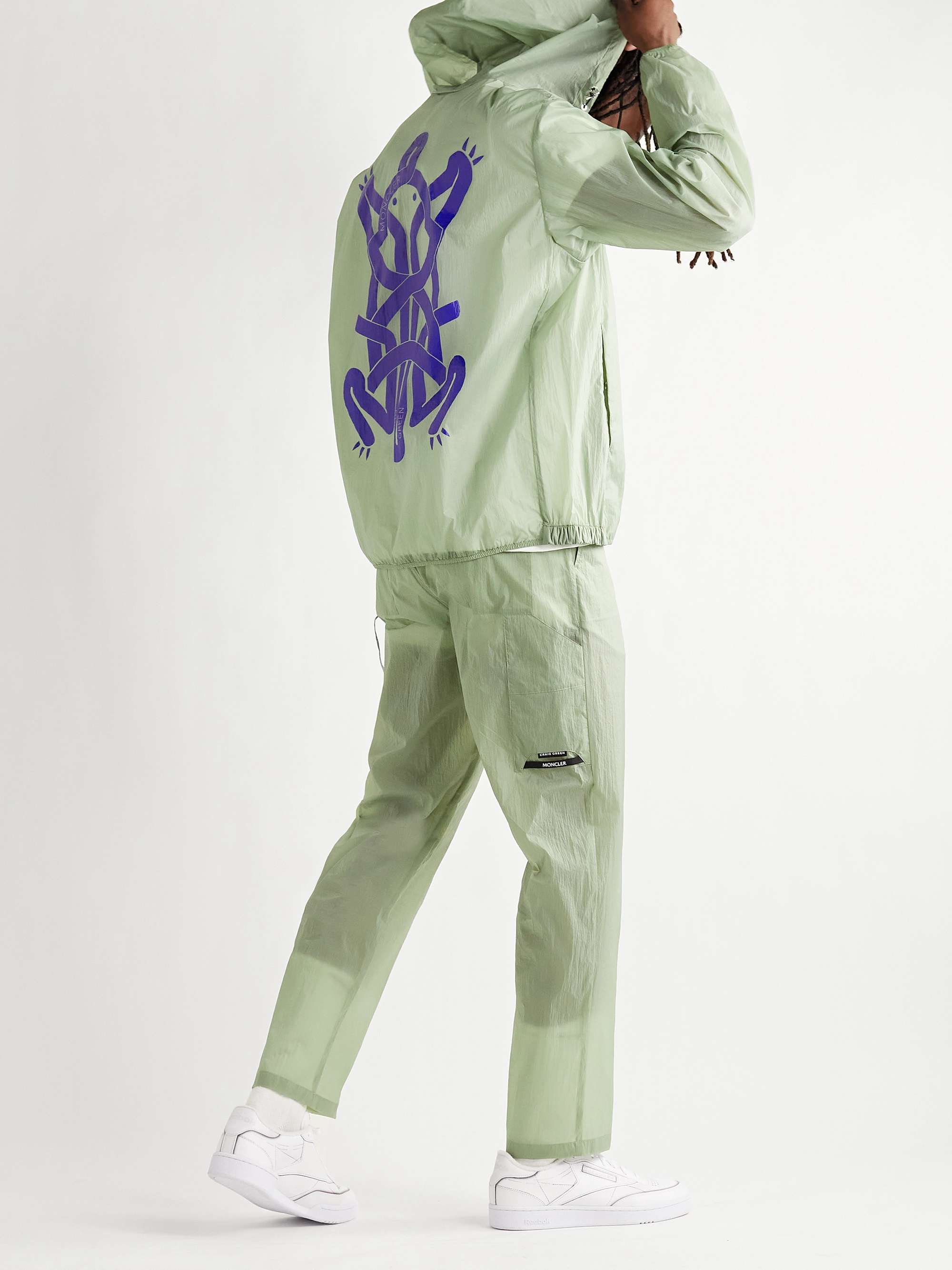 5 Moncler Craig Green Oxybelis Printed Nylon Hooded Jacket