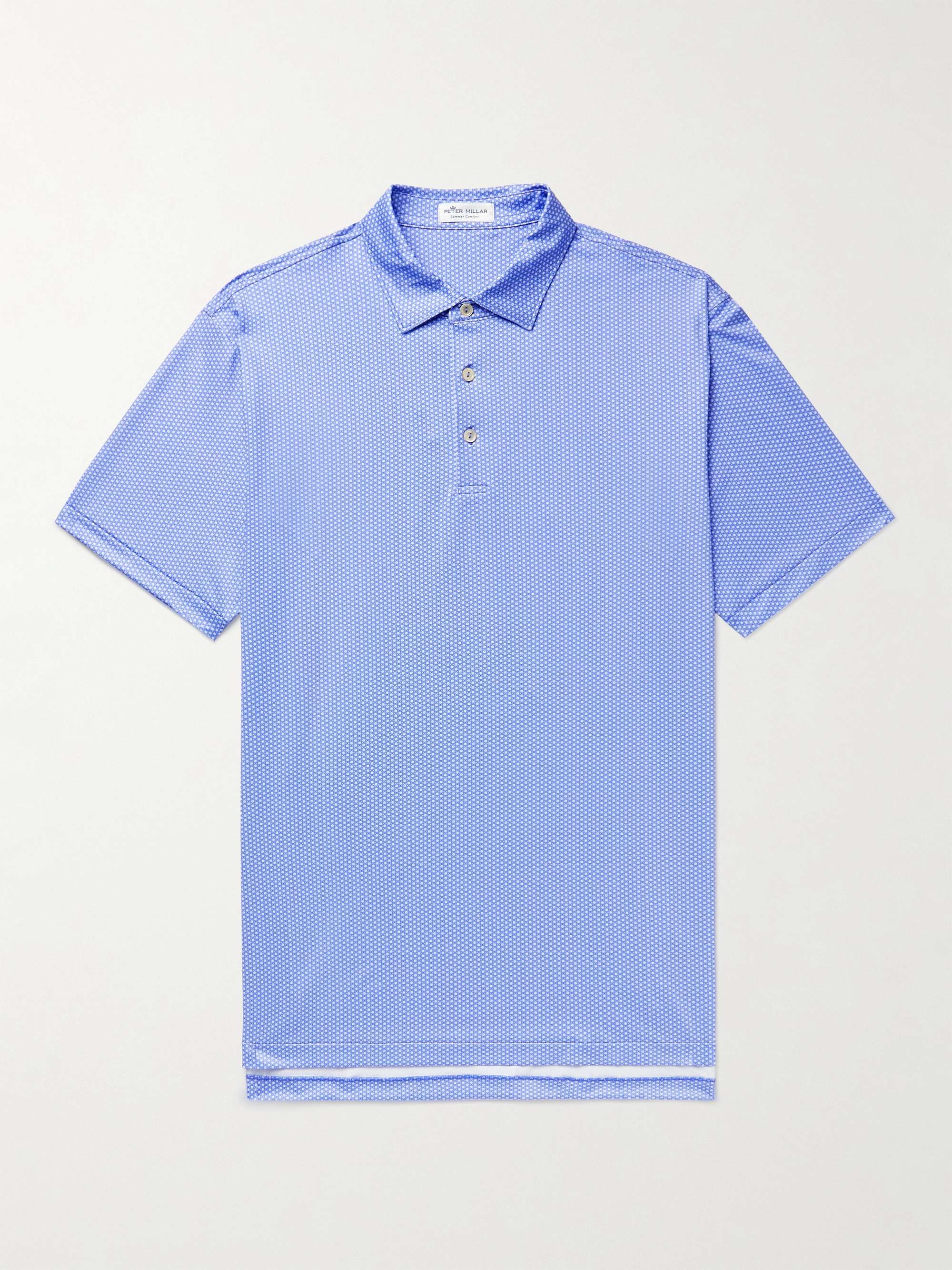 PETER MILLAR Harlow Printed Tech-Jersey Golf Polo Shirt