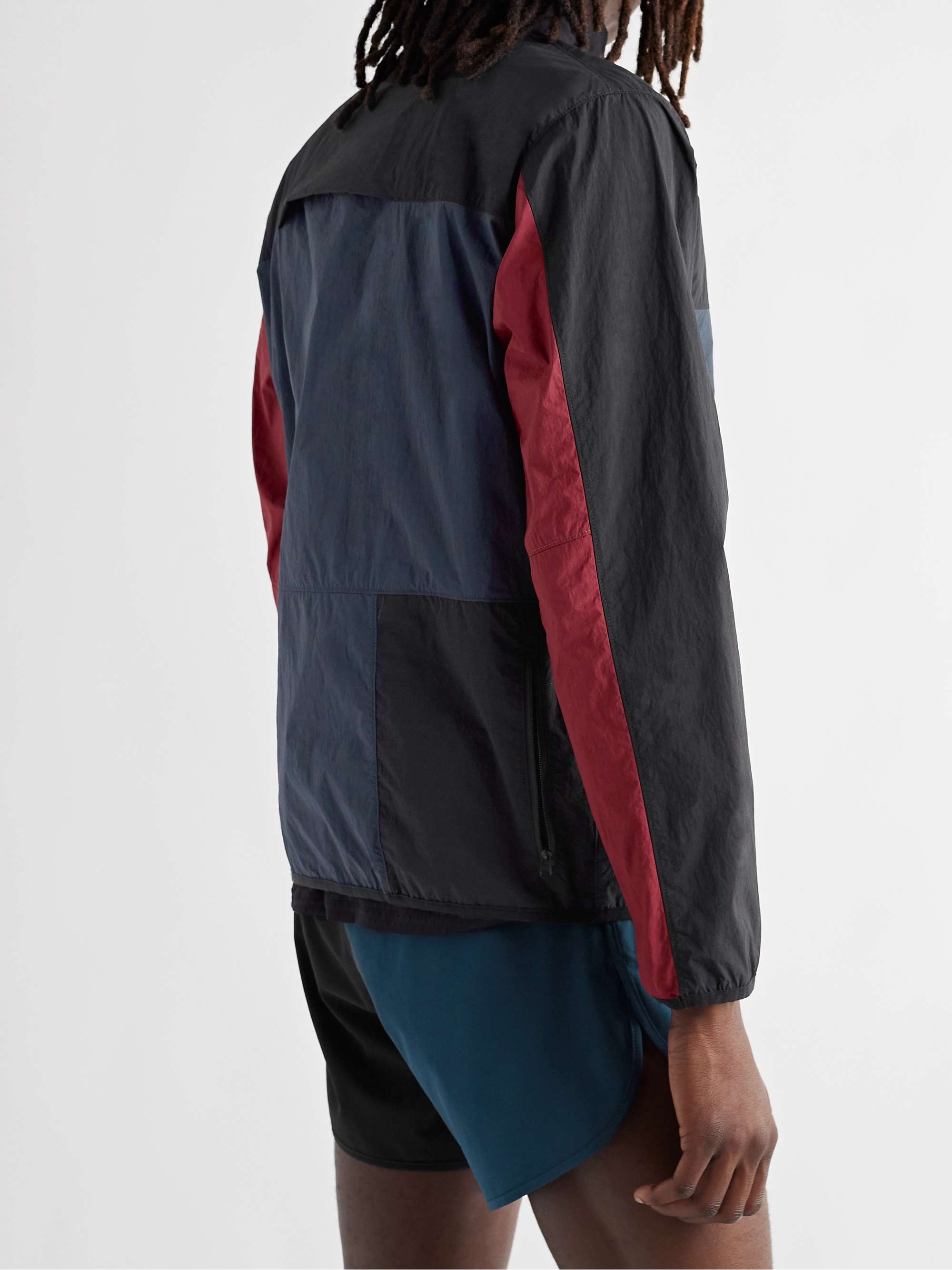 DISTRICT VISION + MR PORTER Health In Mind Theo Colour-Block Shell Half-Zip Jacket