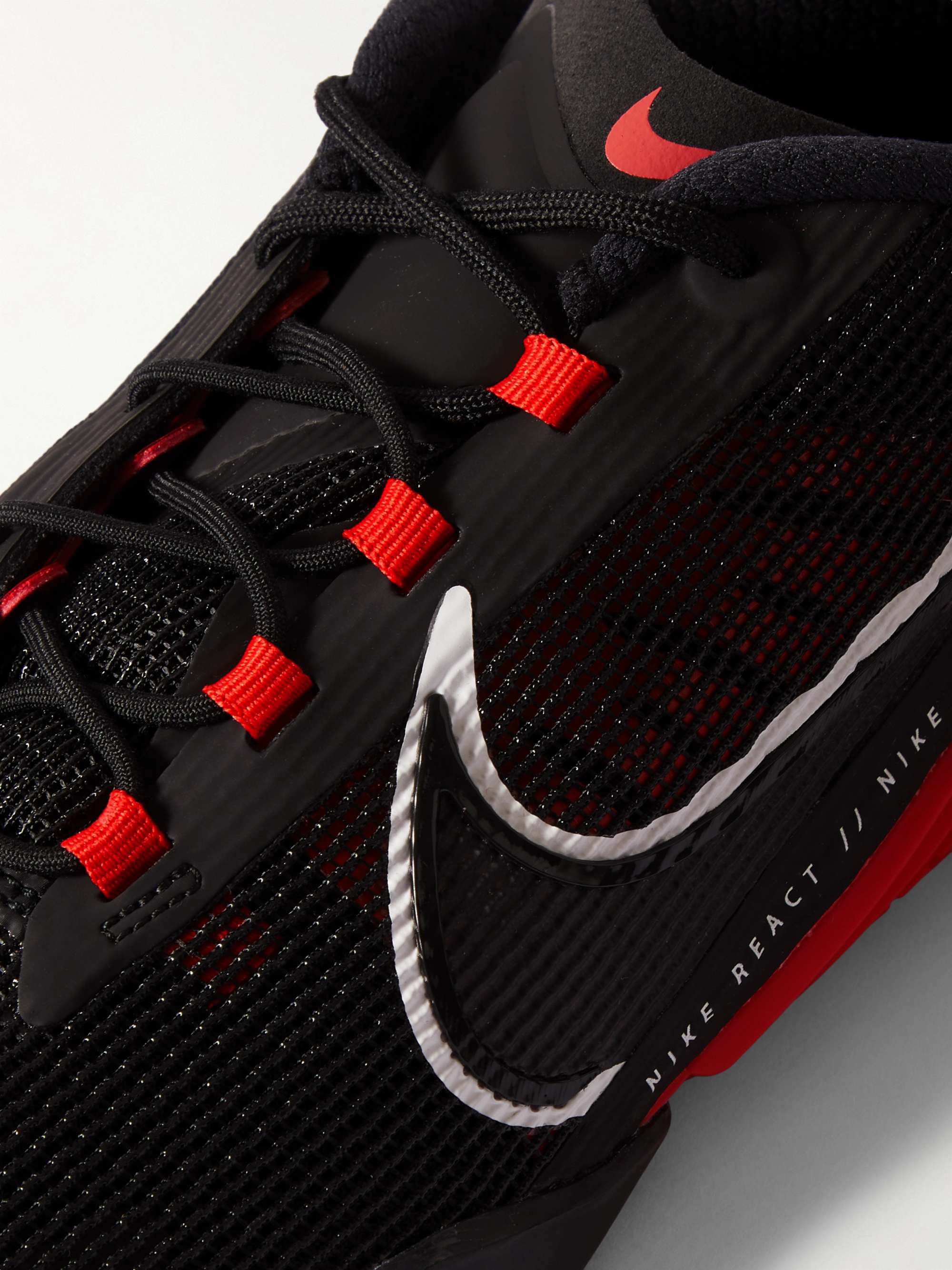 NIKE TRAINING React Metcon Turbo Rubber-Trimmed Mesh Sneakers