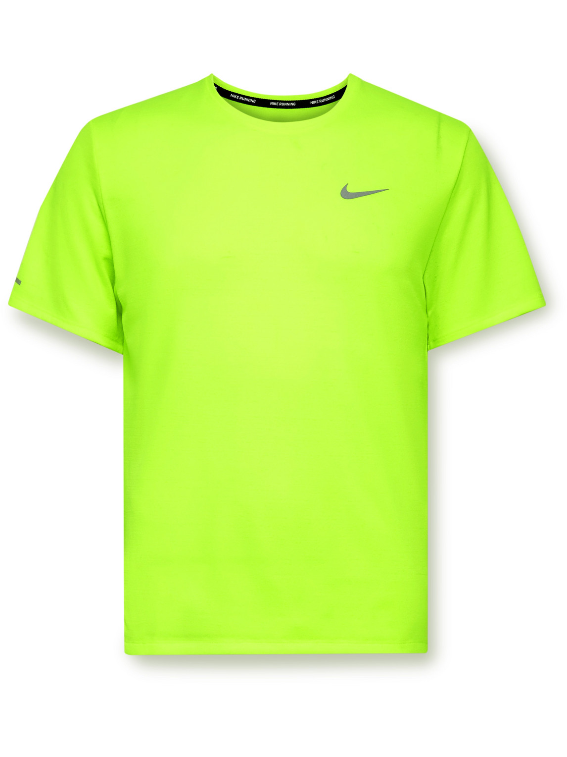 Nike Dri-fit Running T-shirt In Yellow