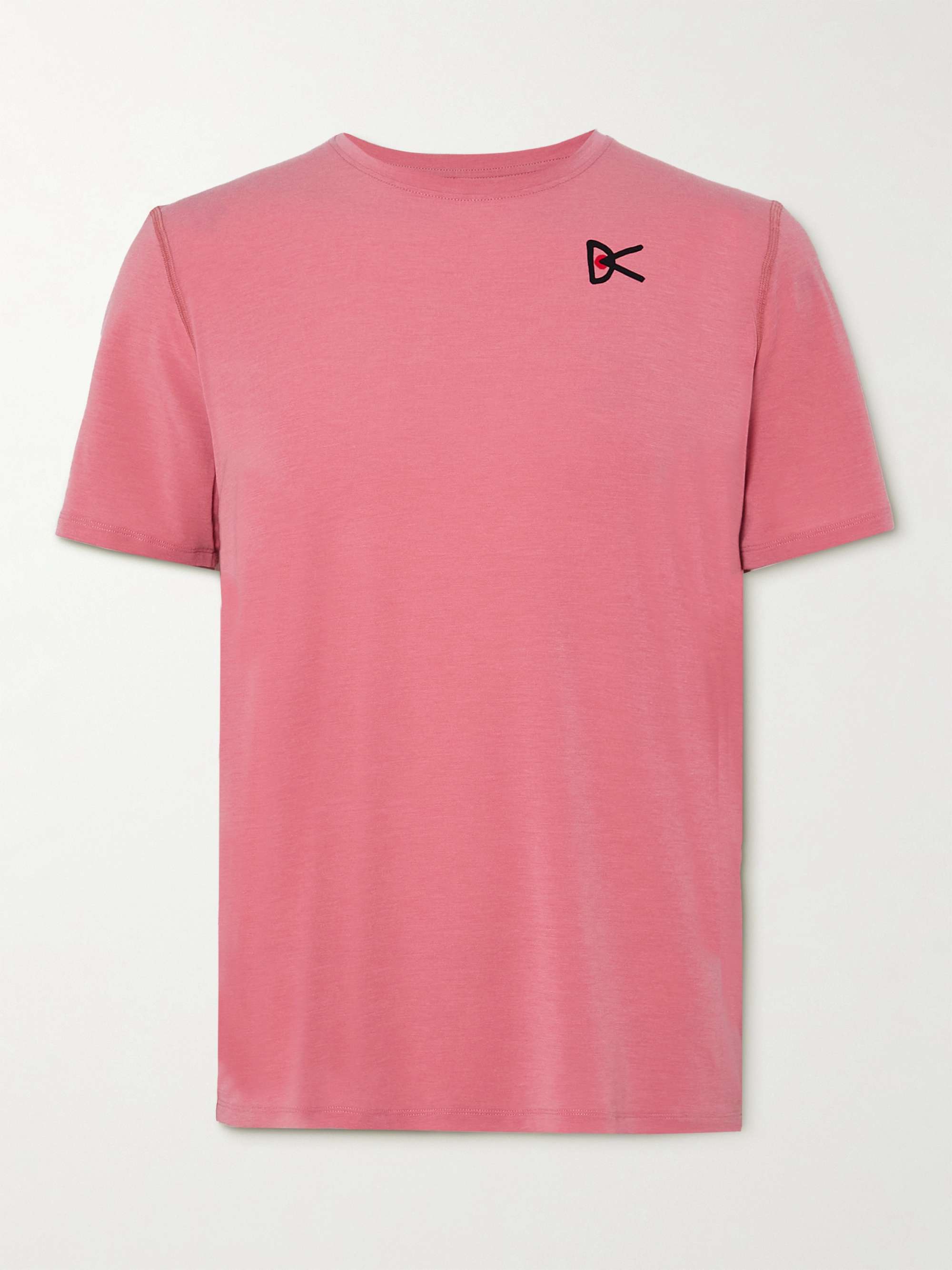 DISTRICT VISION Tadasana Printed Stretch-Jersey Running T-Shirt