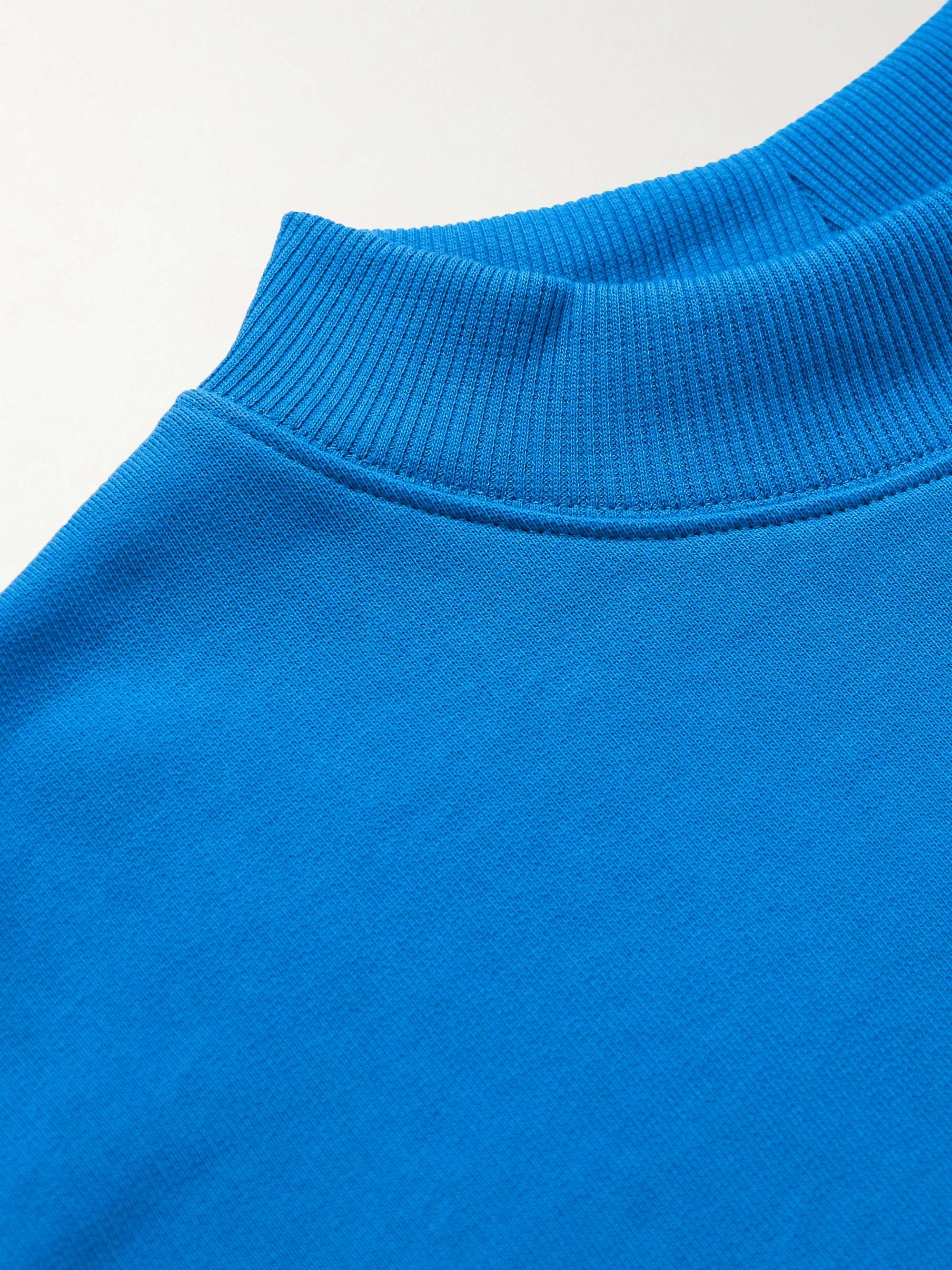 DISTRICT VISION Hiei Logo-Embroidered Cotton-Jersey Sweatshirt