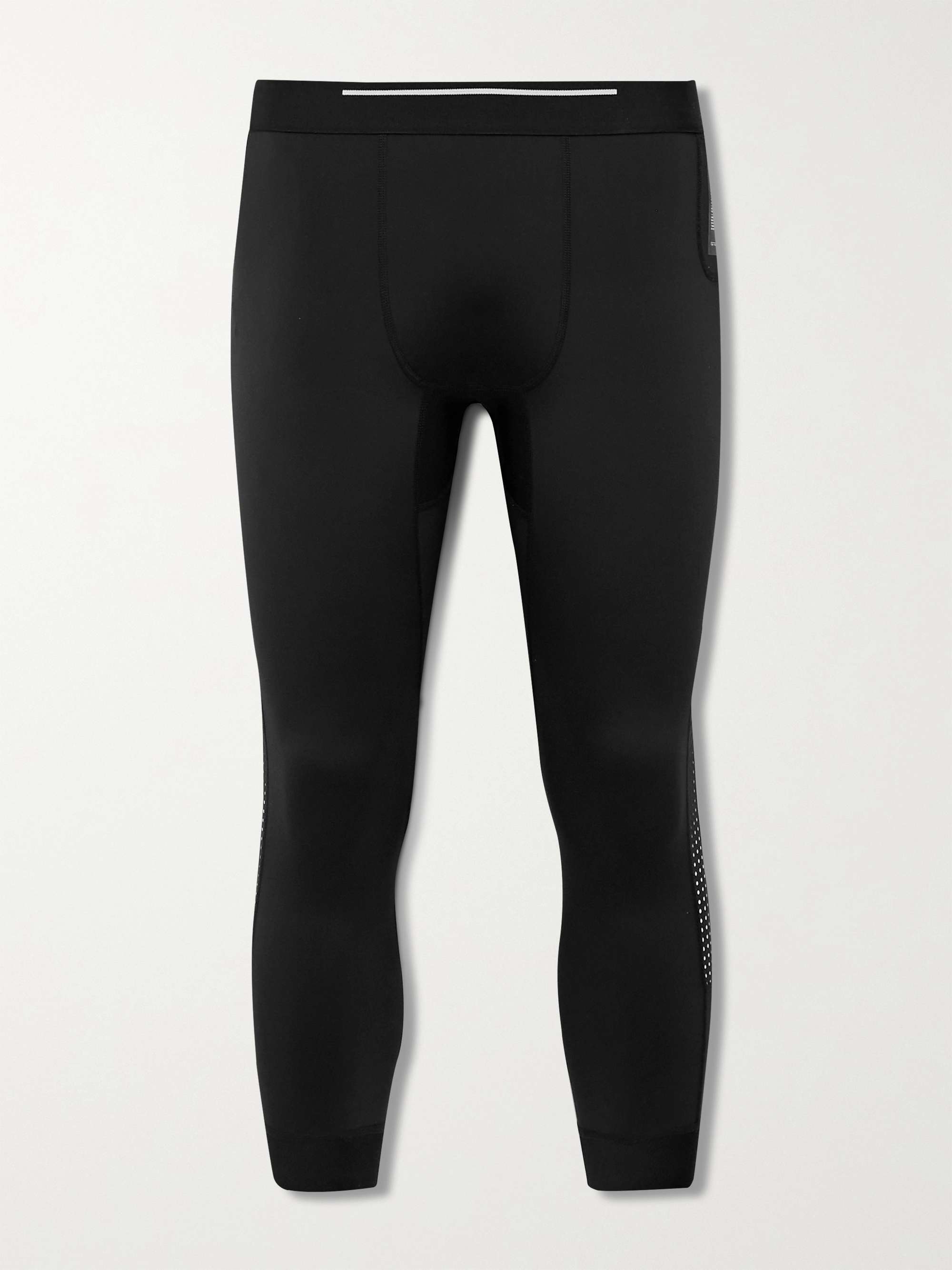 TEN THOUSAND Cropped Stretch-Jersey Compression Tights