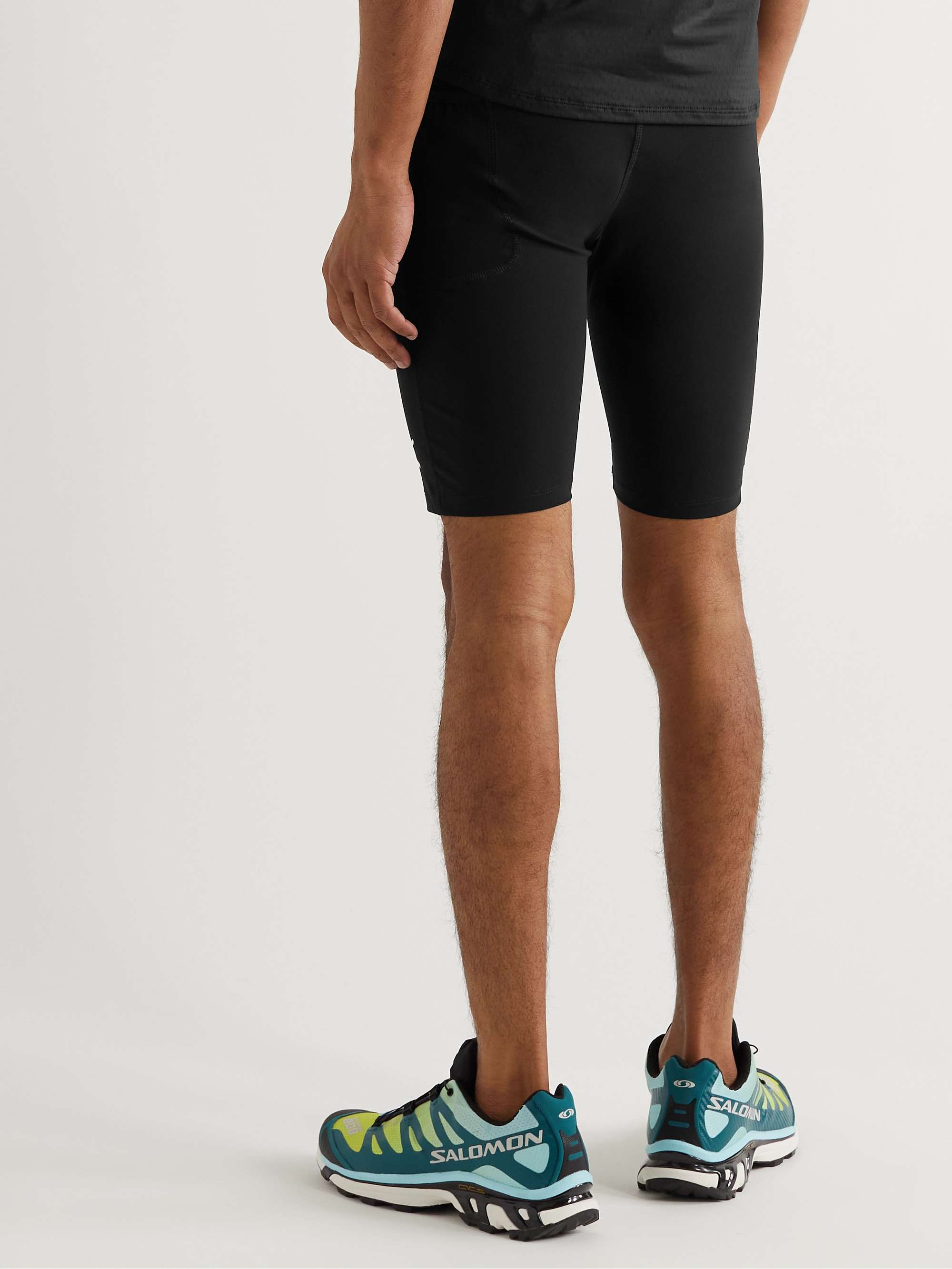 DISTRICT VISION TomTom Speed Tight Stretch Tech-Shell Running Shorts