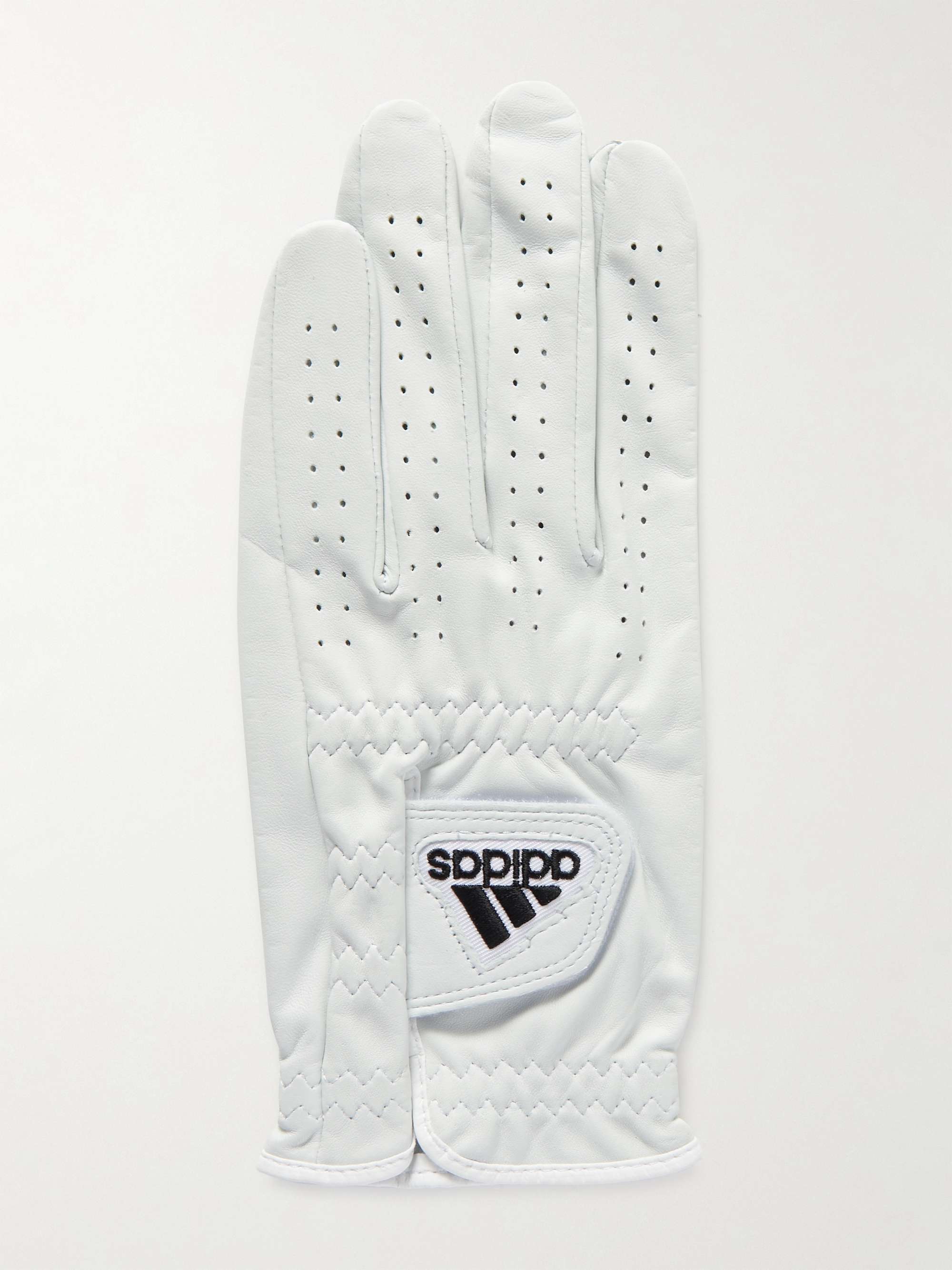 ADIDAS GOLF Logo-Embroidered Perforated Leather Golf Glove