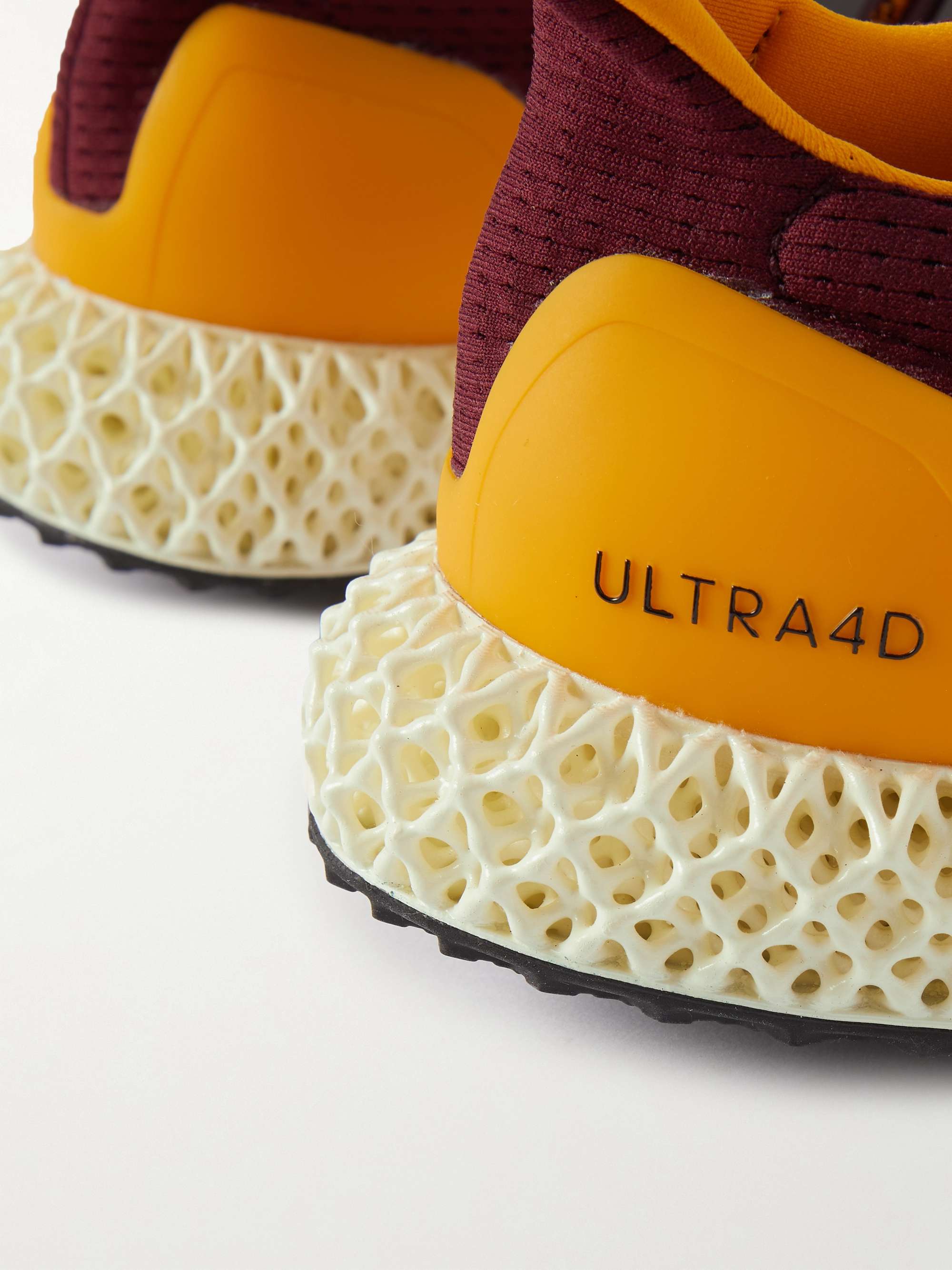 ADIDAS SPORT Ultra 4D Rubber-Trimmed Primegreen Sneakers