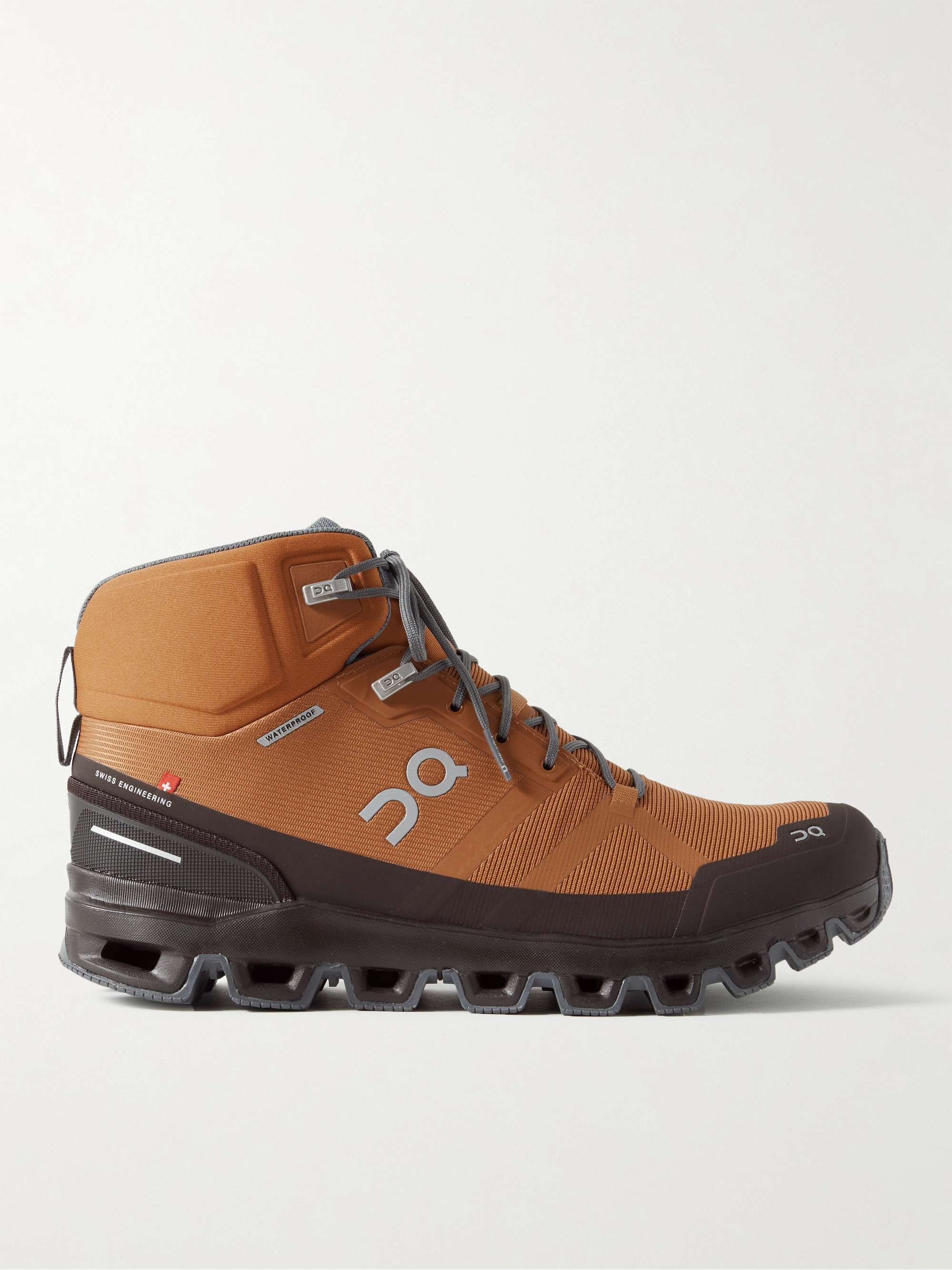 ON Cloudrock Waterproof Mesh Hiking Boots