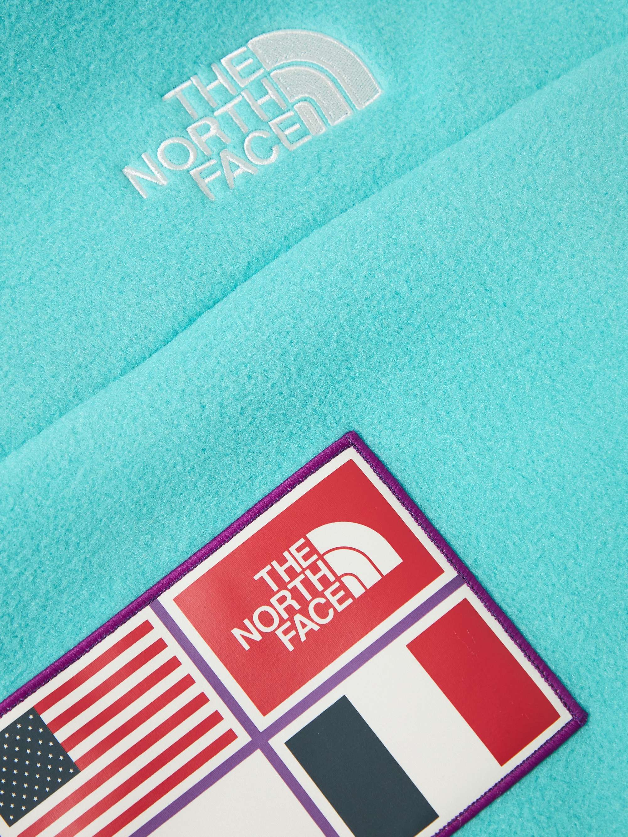 THE NORTH FACE TAE Logo-Appliquéd Shell-Trimmed Fleece Jacket