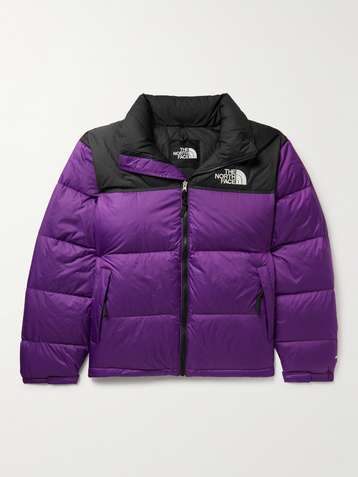 THE NORTH FACE 1996 Retro Nuptse Quilted Two-Tone Ripstop and Shell Down Jacket