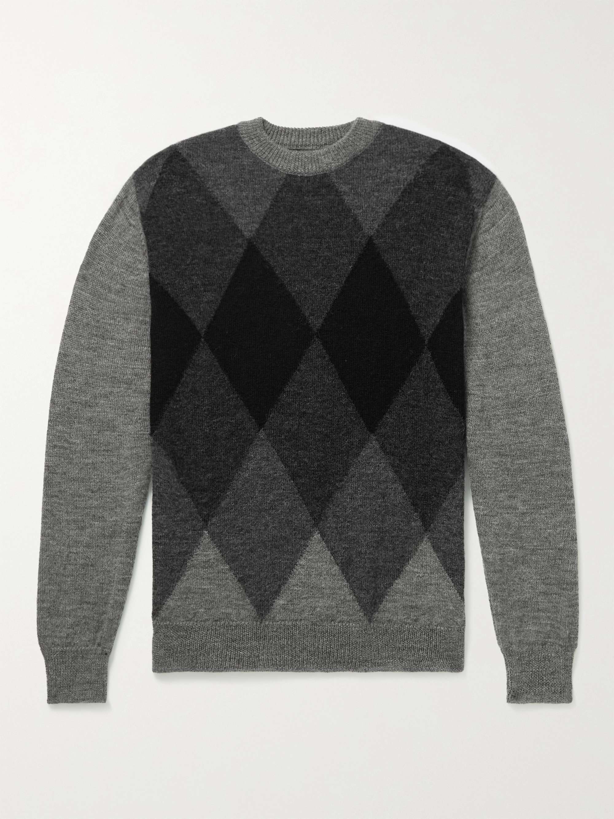 KESTIN Tarbert Argyle Wool Sweater