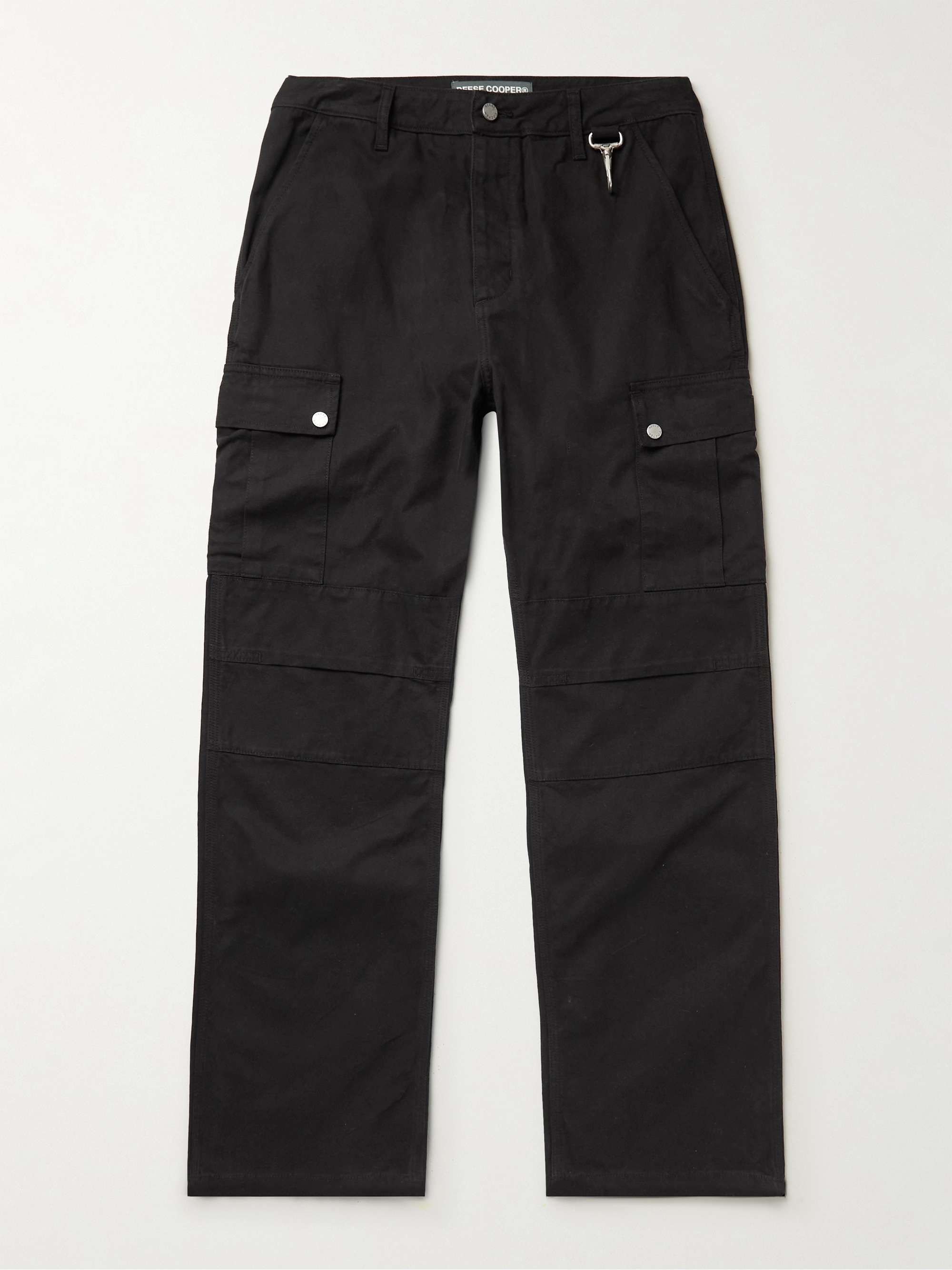 REESE COOPER® Straight-Leg Cotton-Canvas Cargo Trousers