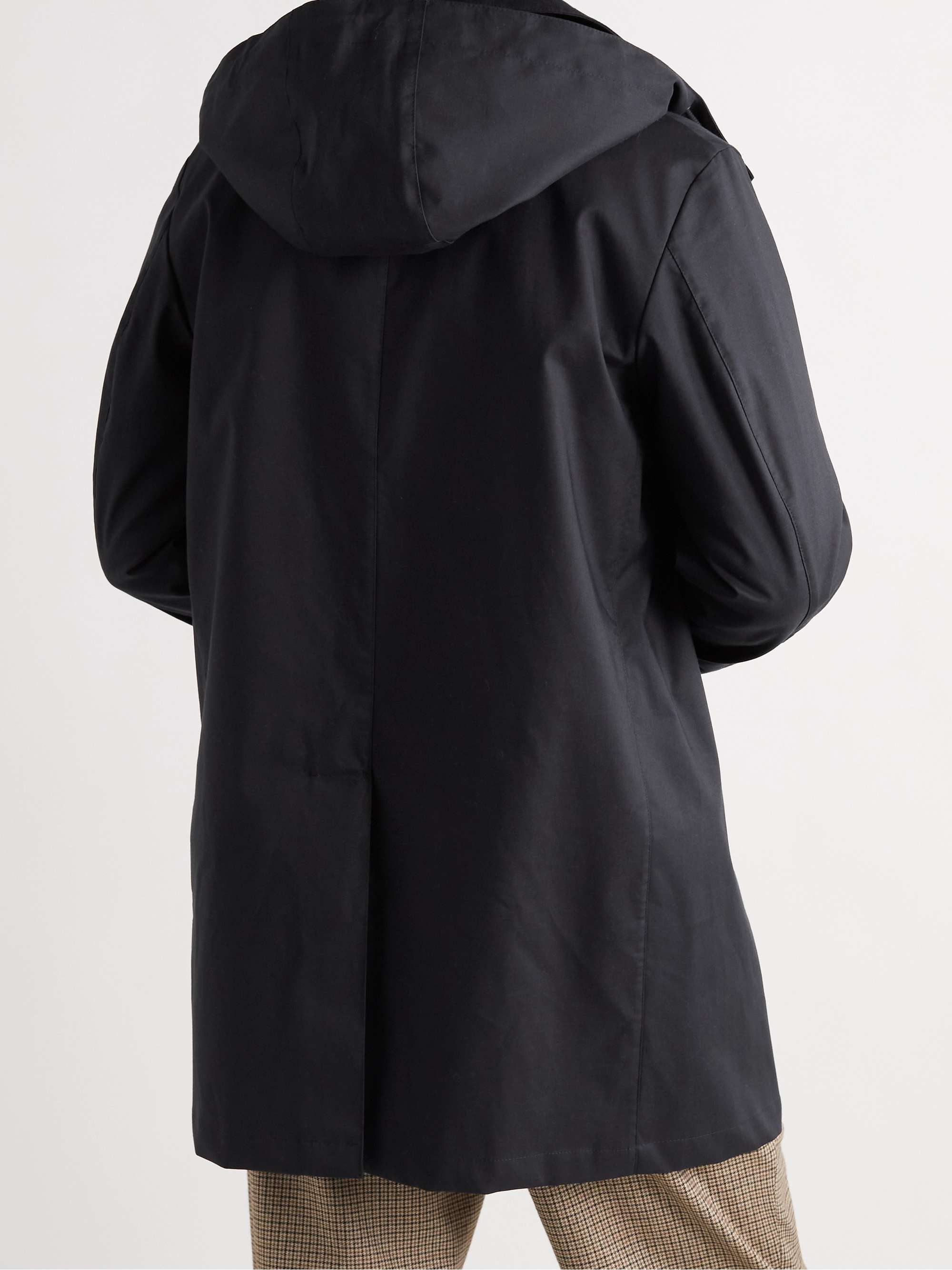 MACKINTOSH Cambridge Bonded Cotton Hooded Trench Coat