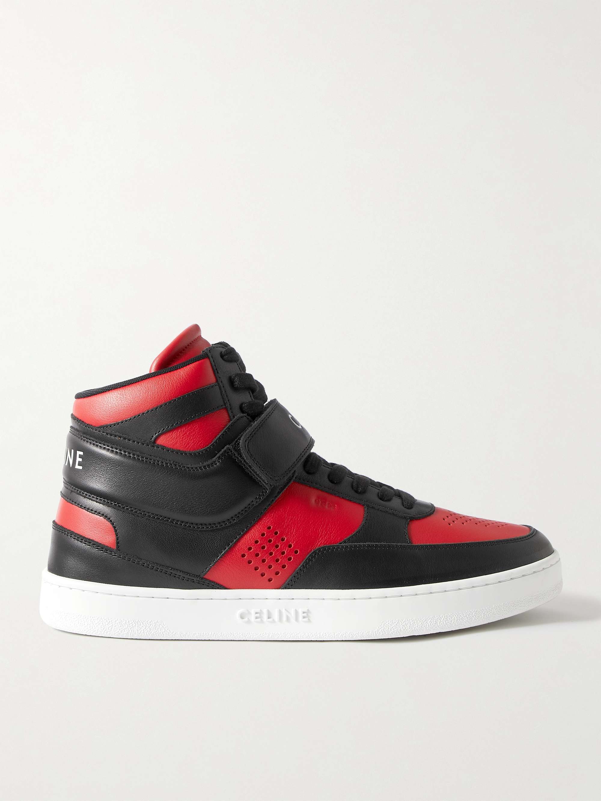 CELINE HOMME CT-03 Leather High-Top Sneakers