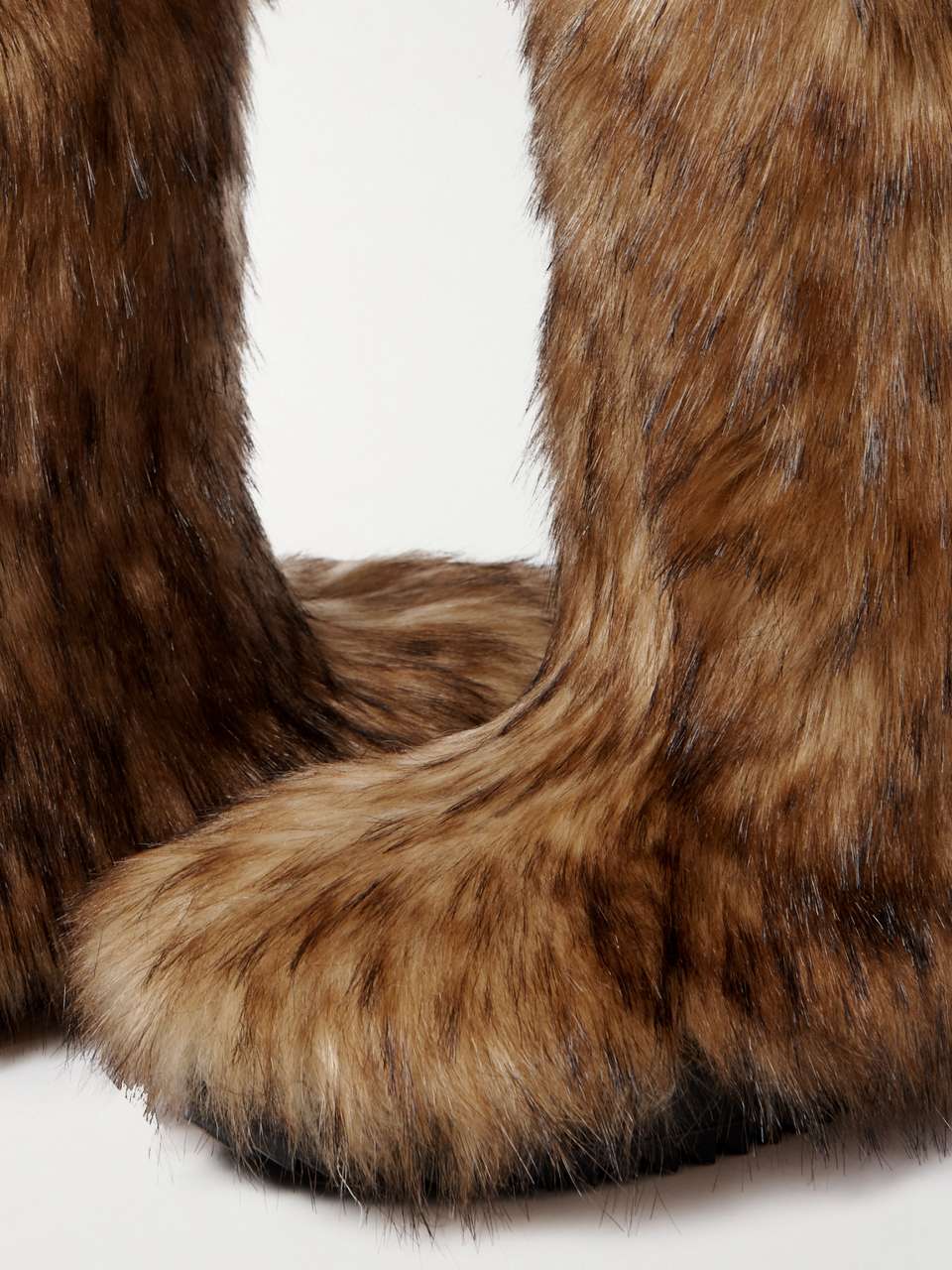 Brown Faux Fur Boots | CELINE | MR PORTER