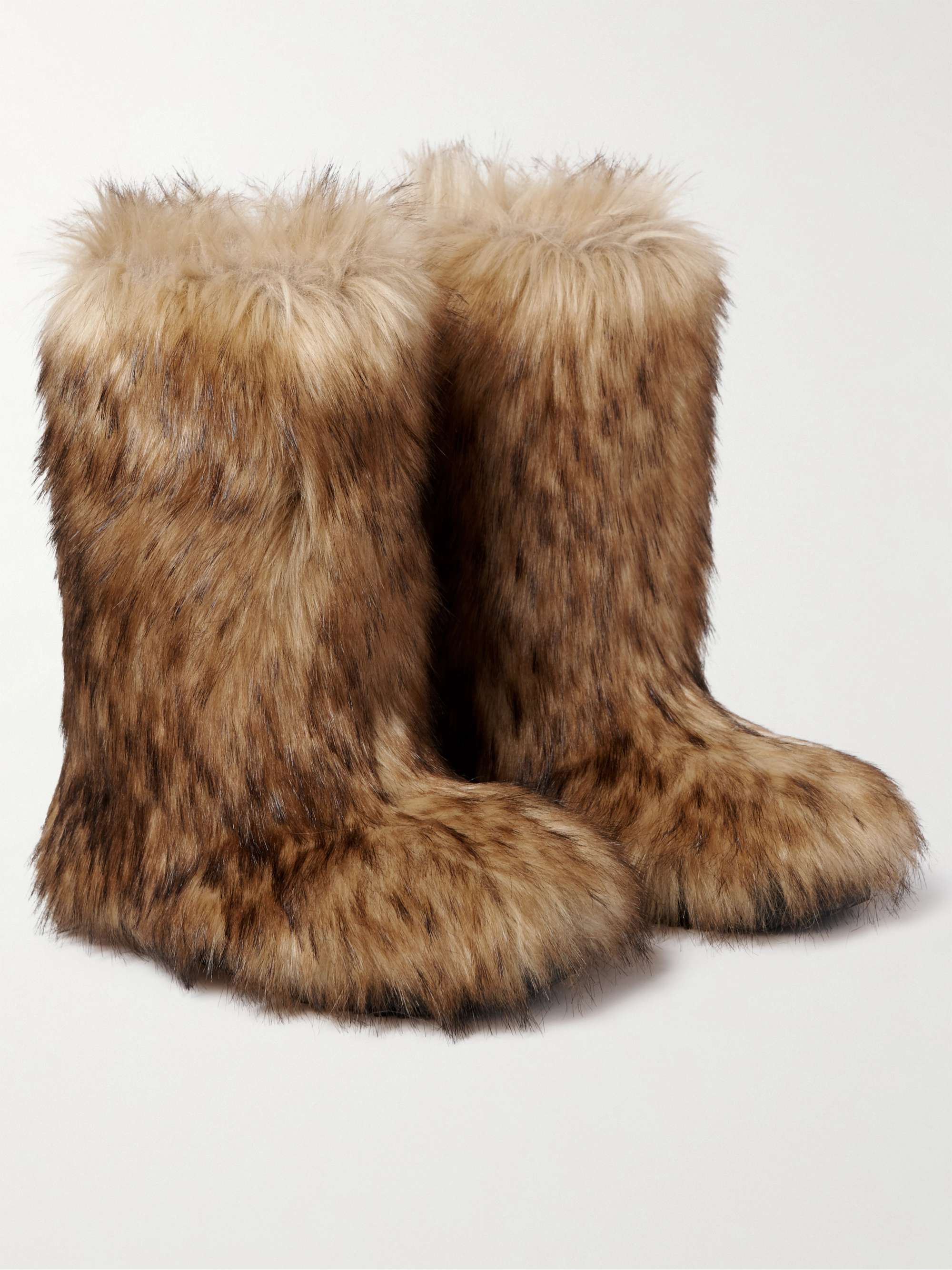 CELINE HOMME Faux Fur Boots