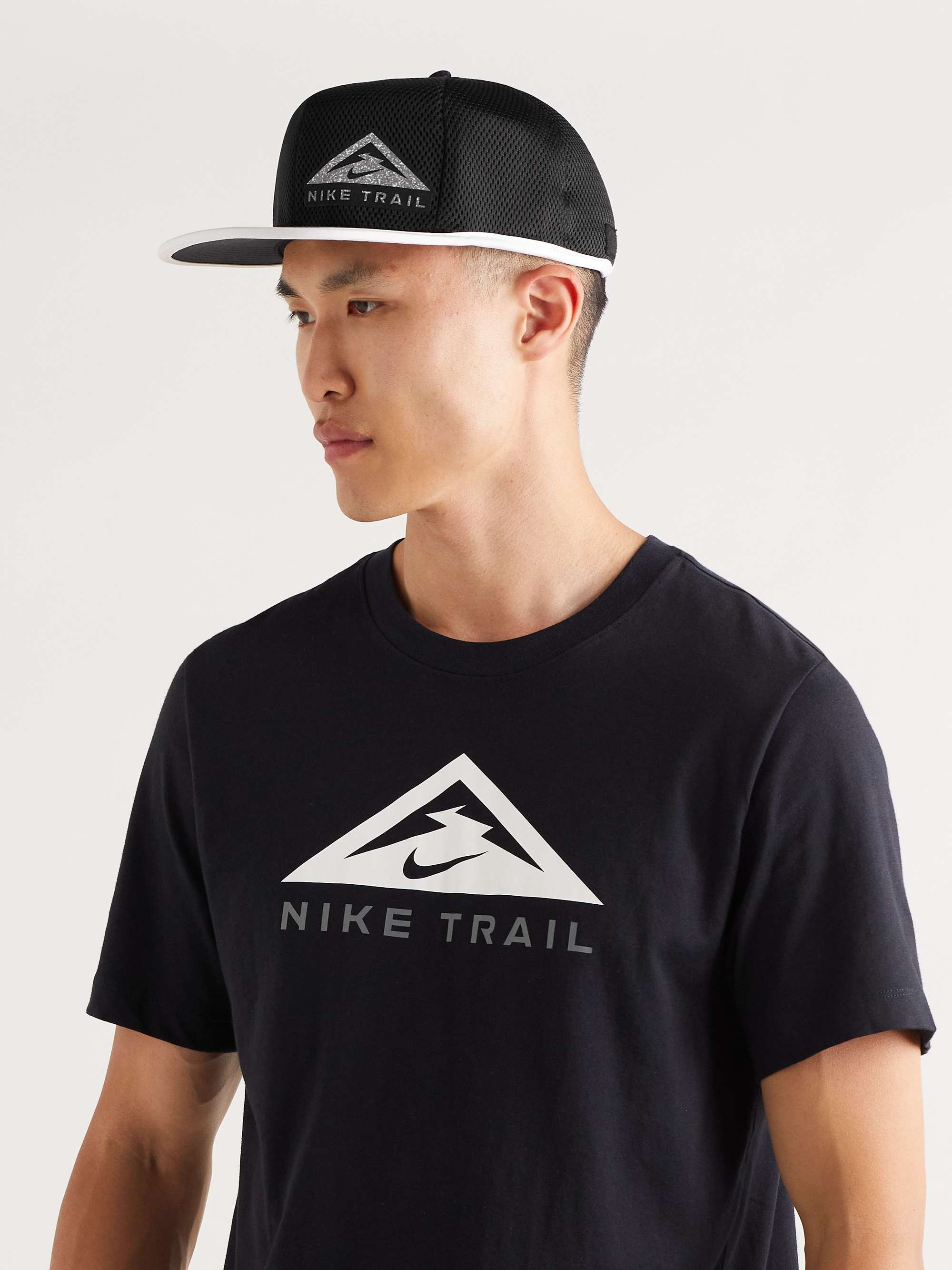 NIKE RUNNING Pro Trail Logo-Print Dri-FIT Mesh Cap