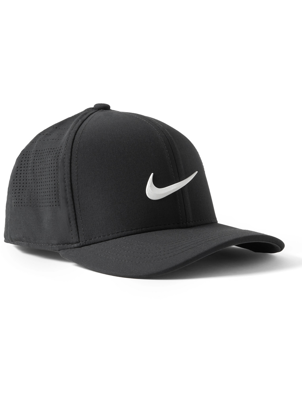 Nike Aerobill Classic99 Perforated Stretch-twill Golf Cap In Black ...