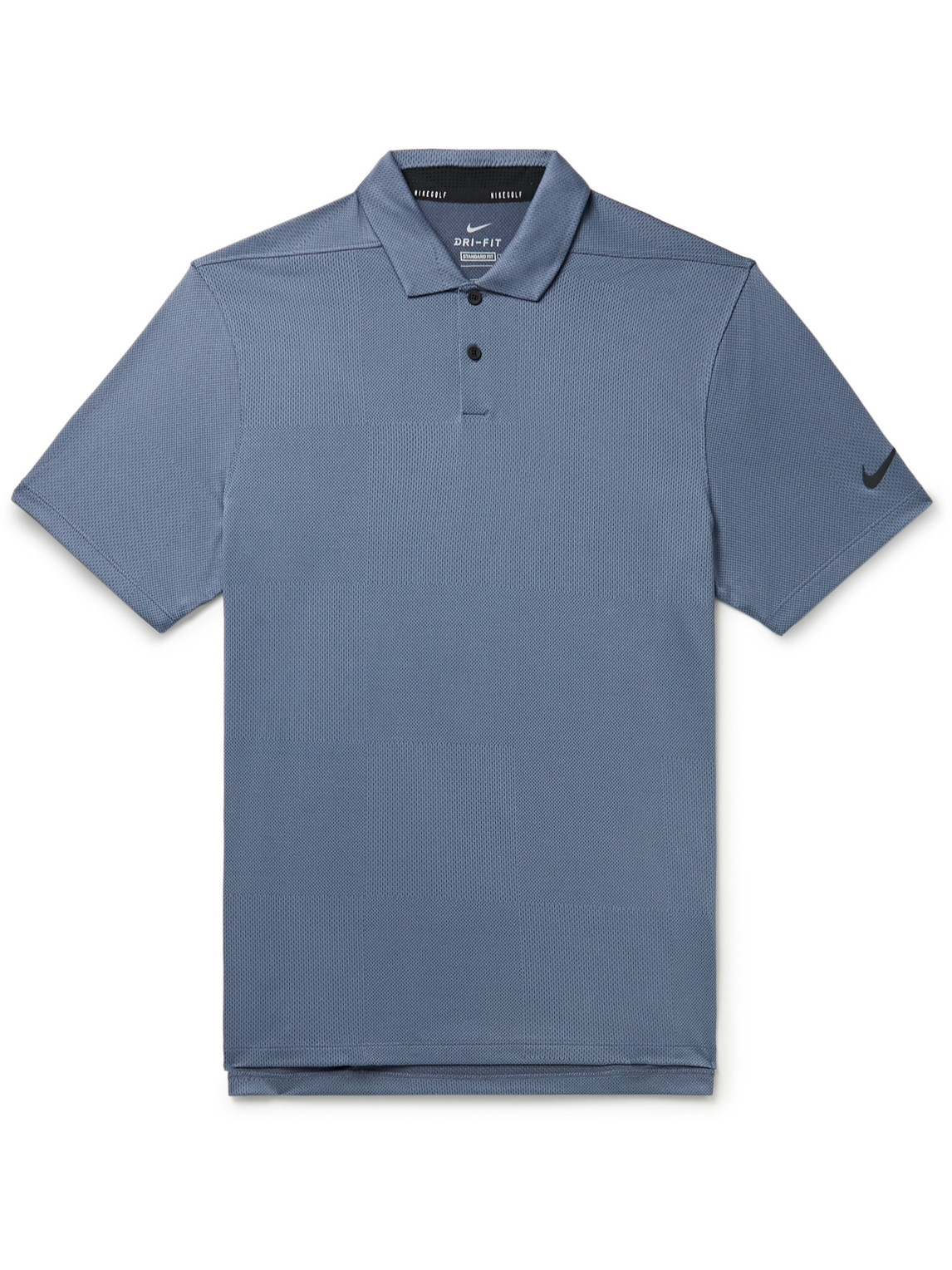 Nike Vapor Dri-fit Jacquard Golf Polo Shirt In Blue