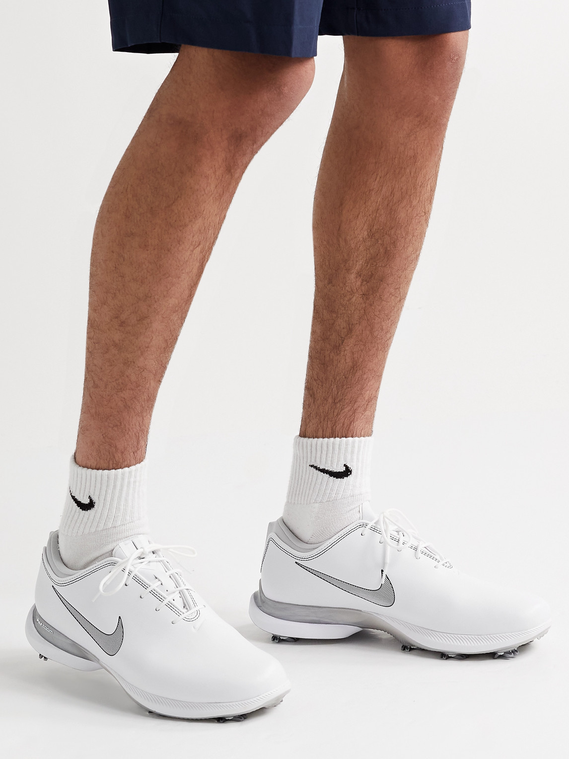 Nike Air Zoom Victory Tour 2 Leather Golf Shoes In White | ModeSens