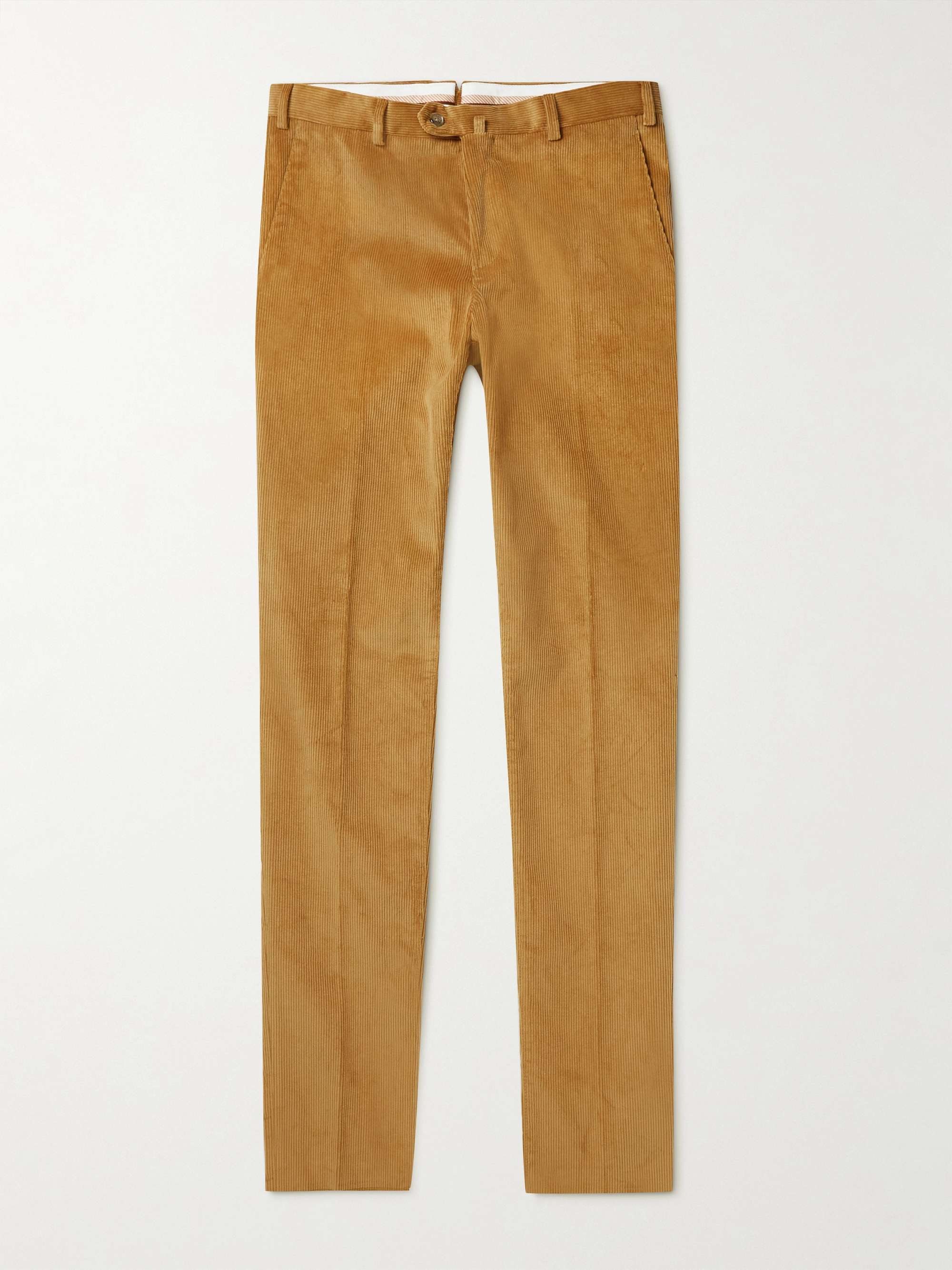 LORO PIANA Straight-Leg Cotton-Corduroy Trousers