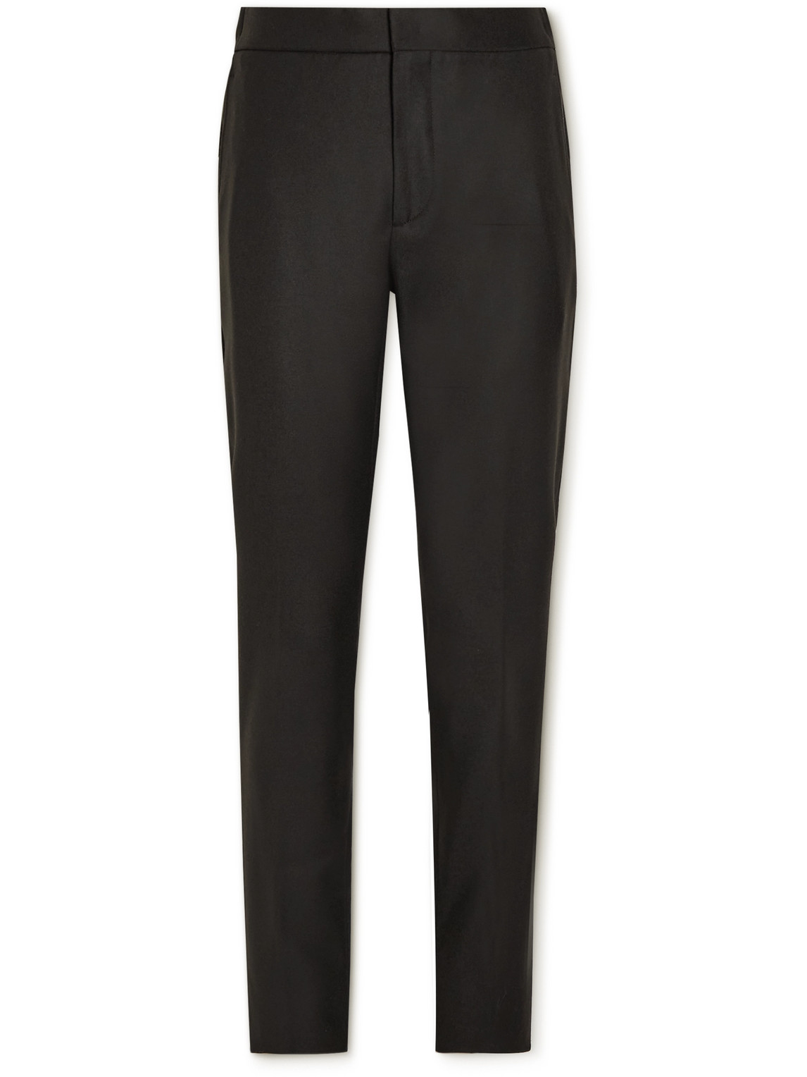 LORO PIANA LEISURE CITY WOOL AND CASHMERE-BLEND TROUSERS