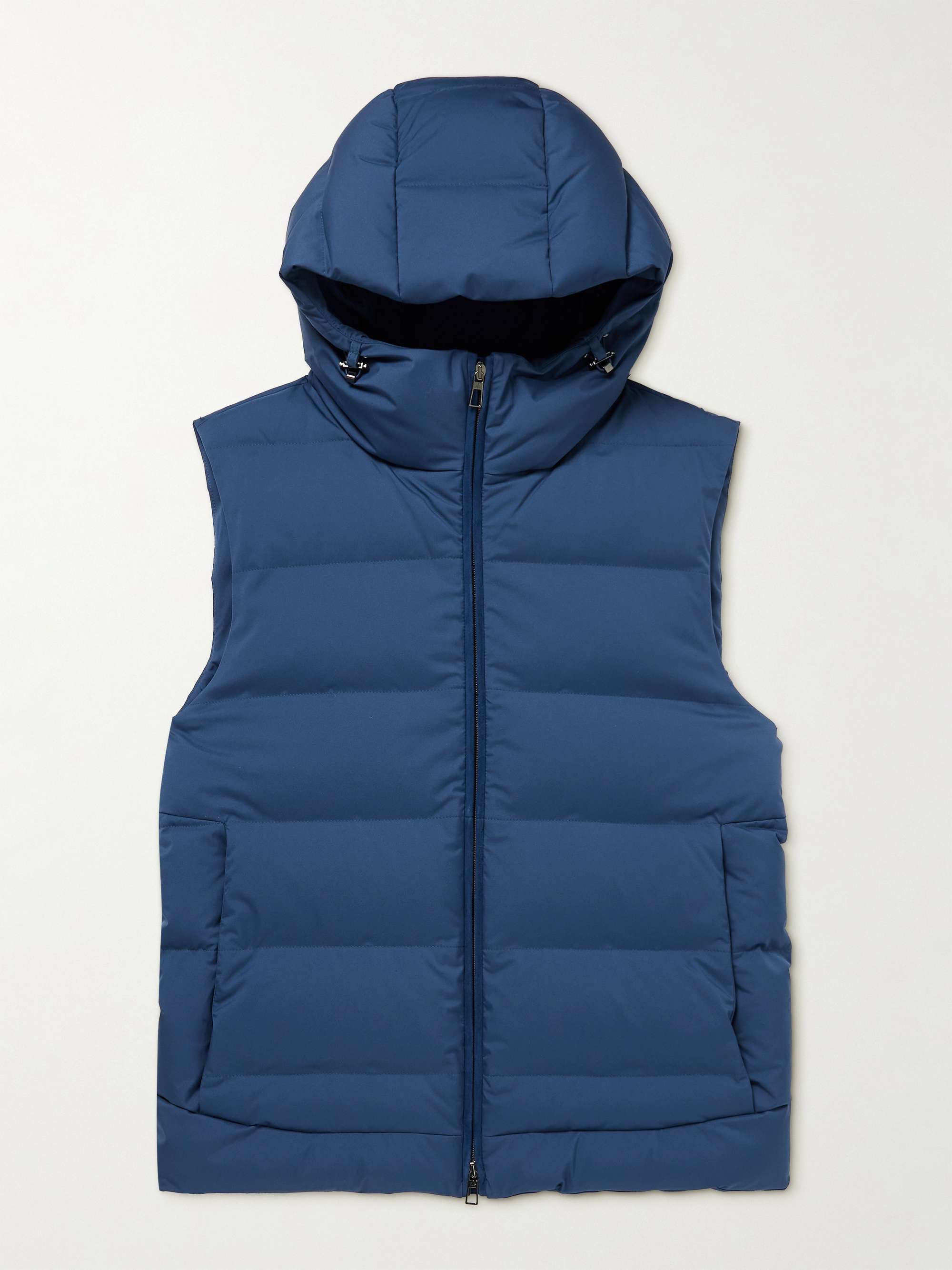 LORO PIANA Fillmore Slim-Fit Quilted Storm System Shell Hooded Down Gilet