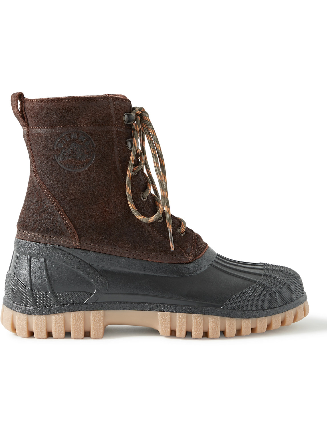 DIEMME ANATRA RUBBER AND SUEDE DUCK BOOT