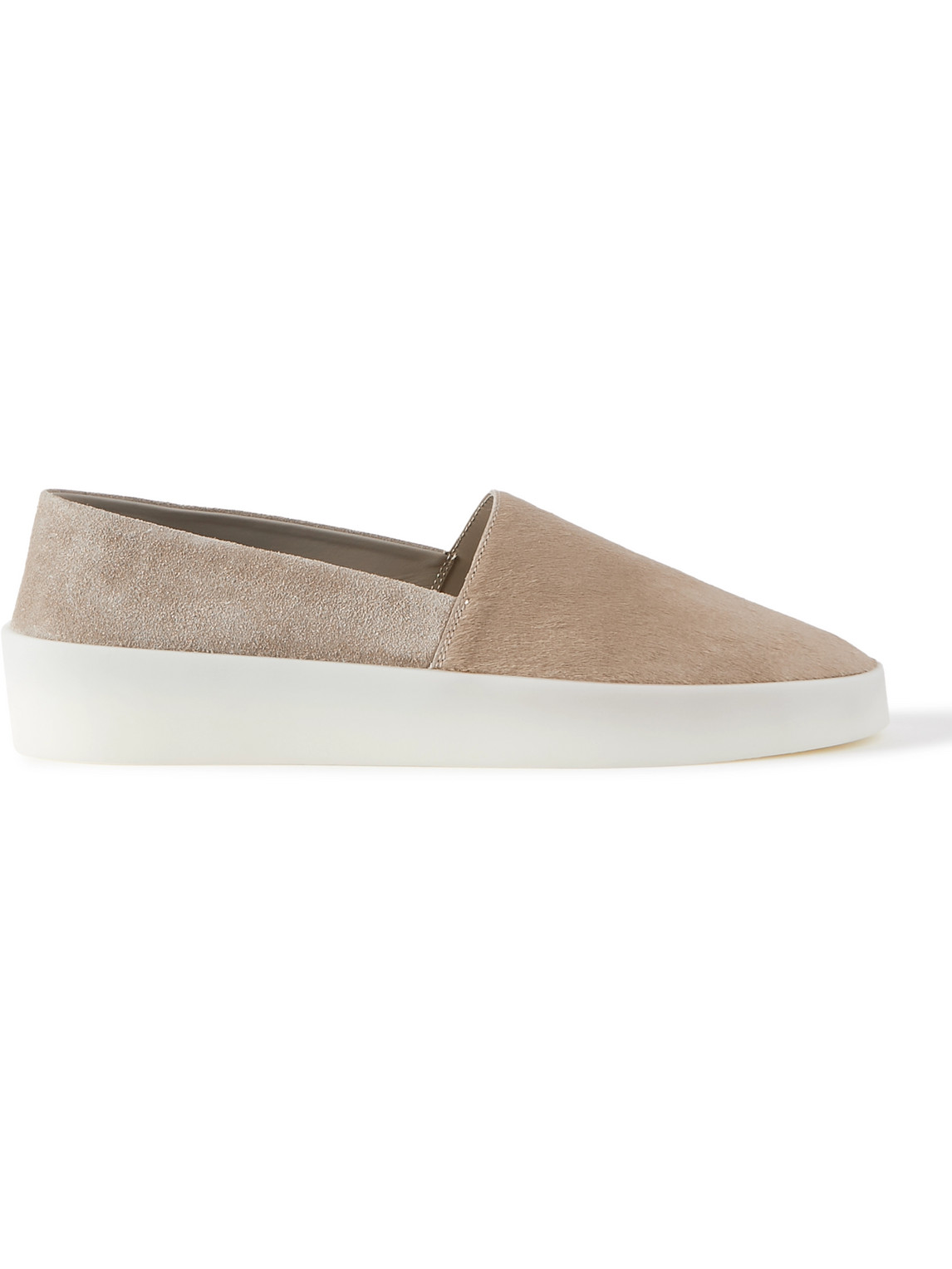 Pony Hair and Suede Espadrilles